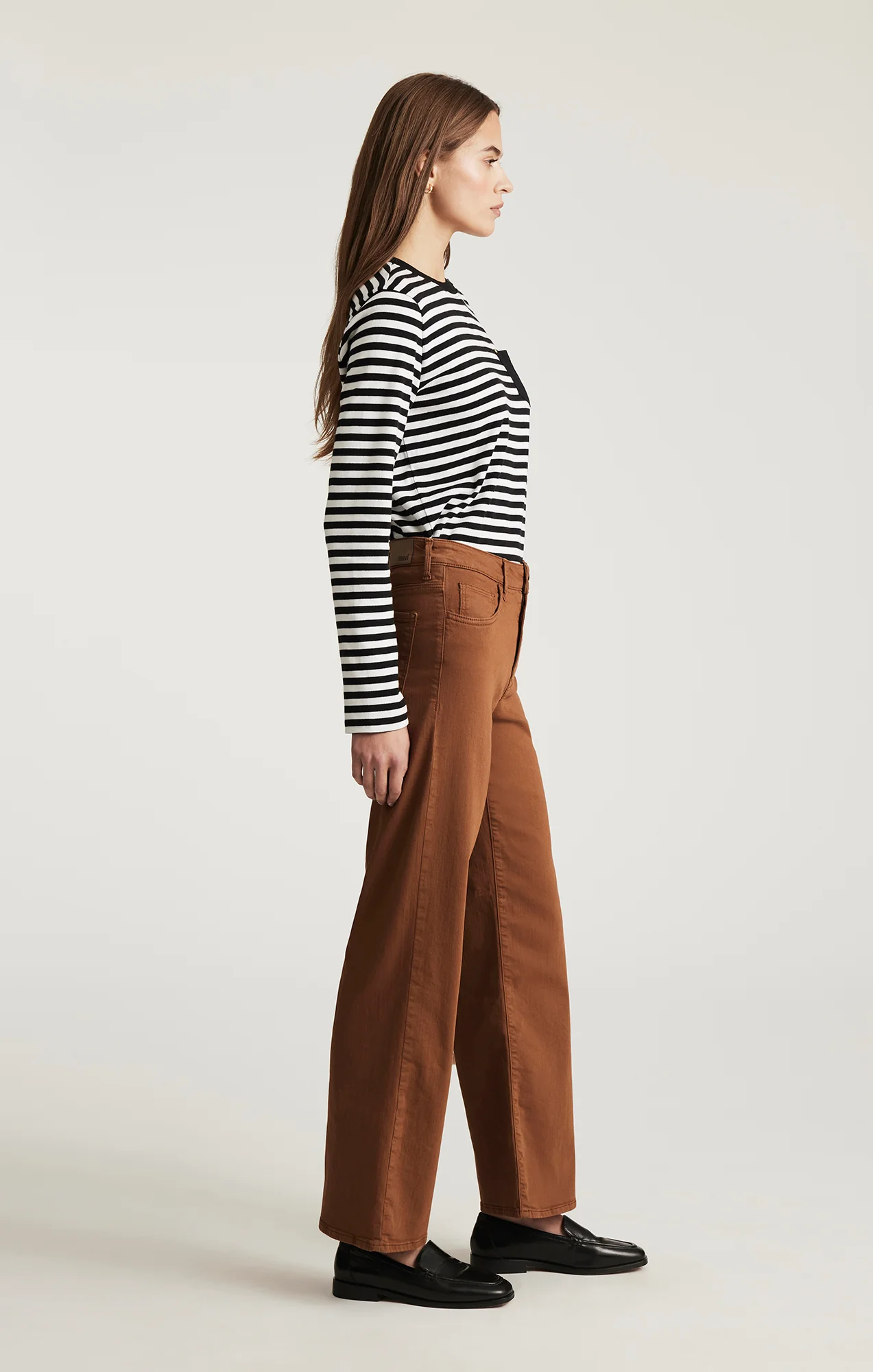 ALENA WIDE LEG IN CAMEL FLEX BLUE - Image 2