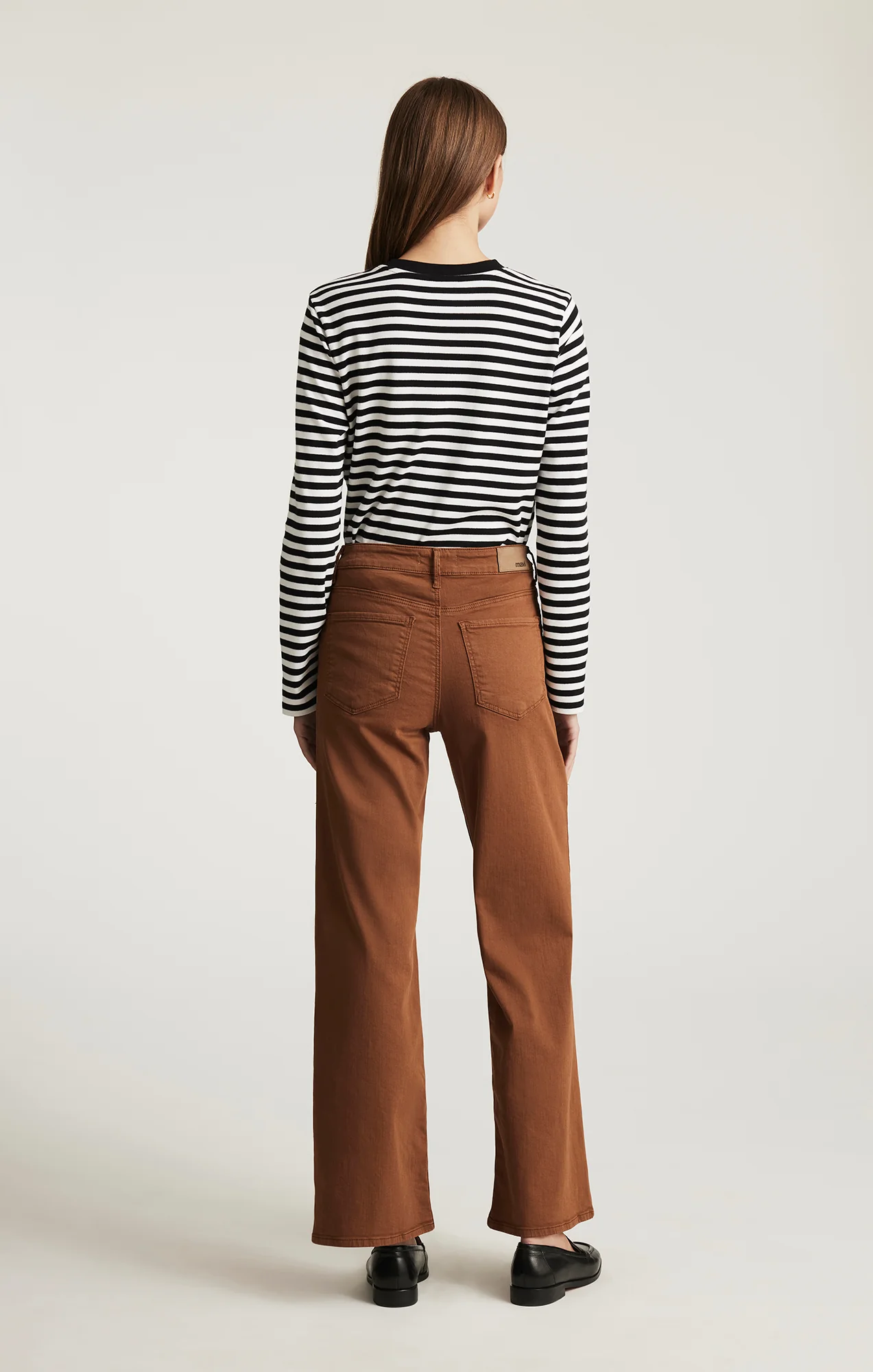 ALENA WIDE LEG IN CAMEL FLEX BLUE - Image 4
