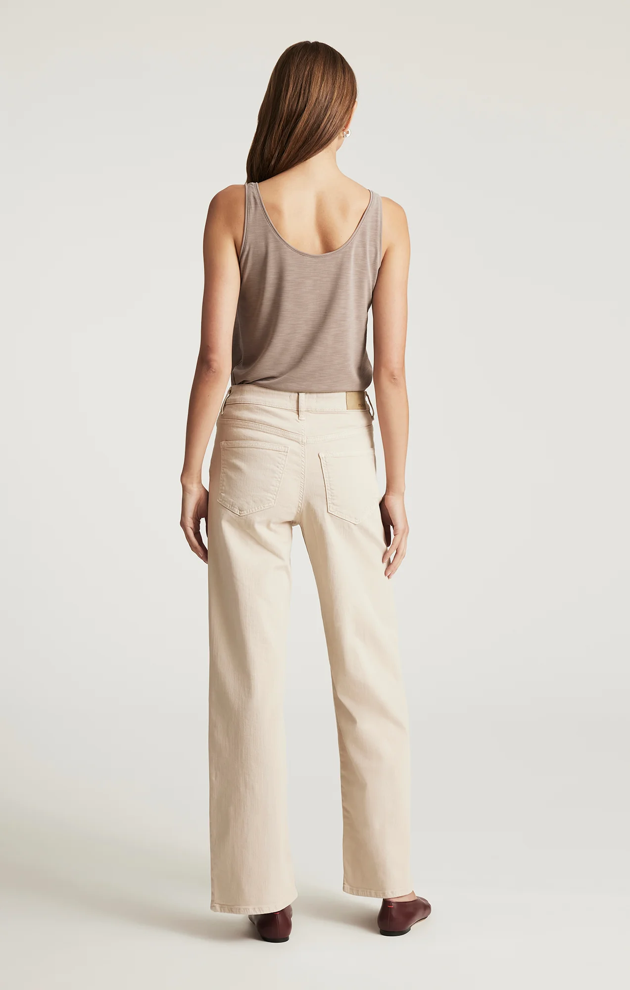 ALENA WIDE LEG IN CHAMPAGNE FLEX BLUE - Image 3