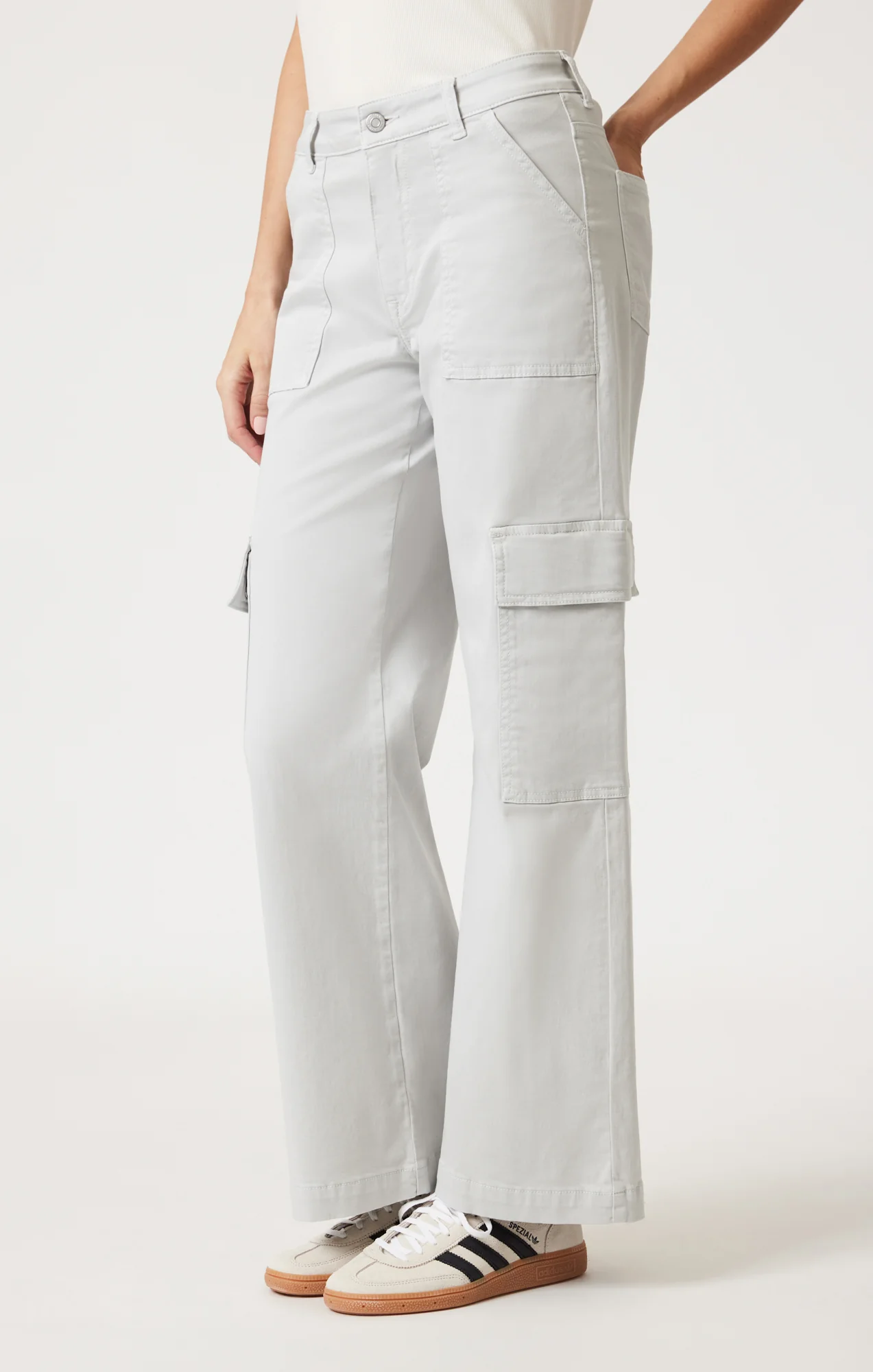 ALVA STRAIGHT LEG IN IVORY CASUAL TWILL - Image 4