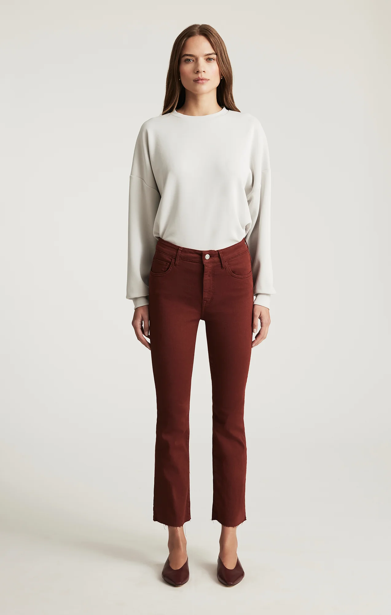 ANIKA CROPPED FLARE IN ANDORRA FLEX BLUE - Image 4