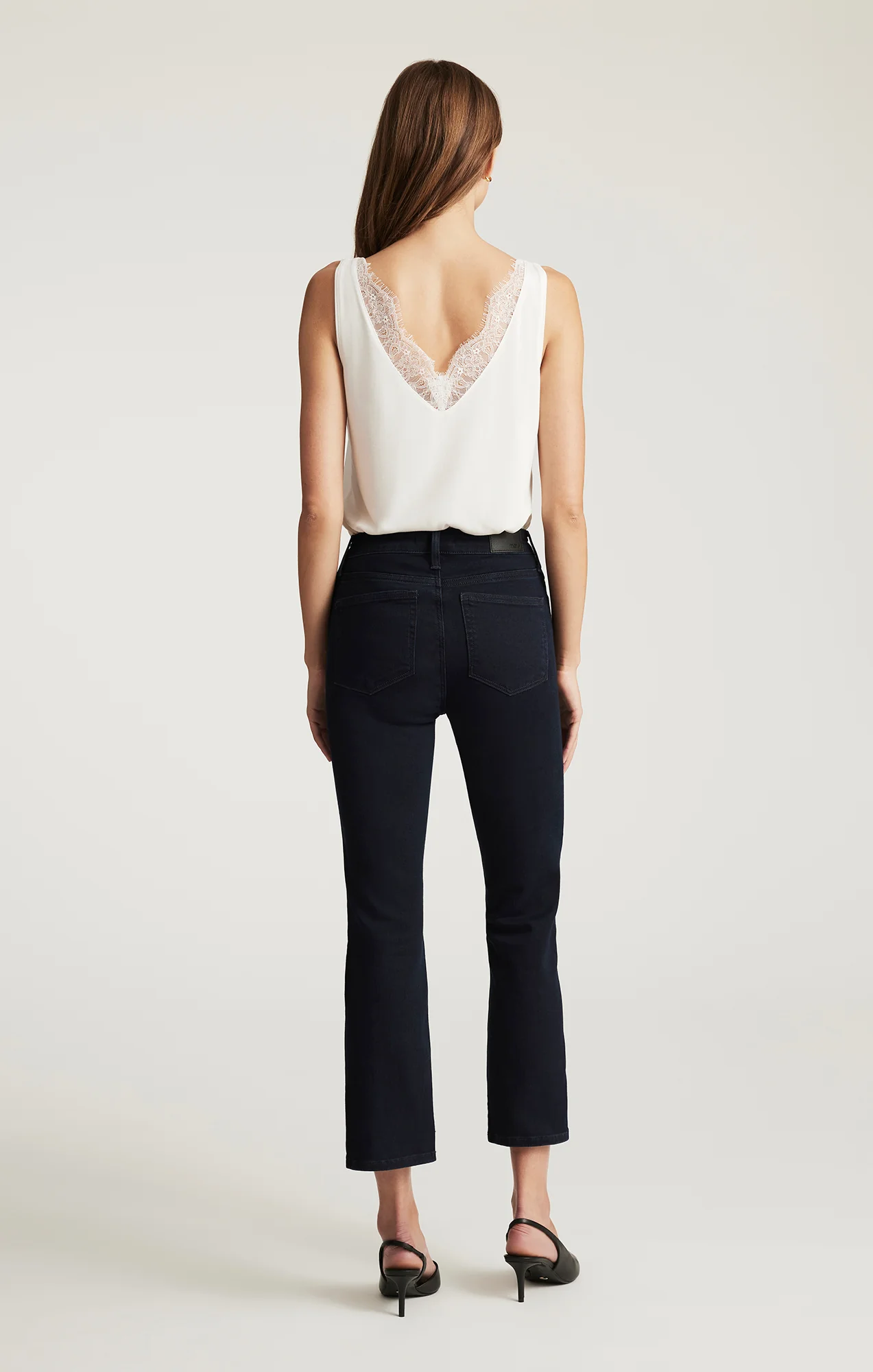 ANIKA CROPPED FLARE IN INK FLEX BLUE - Image 3
