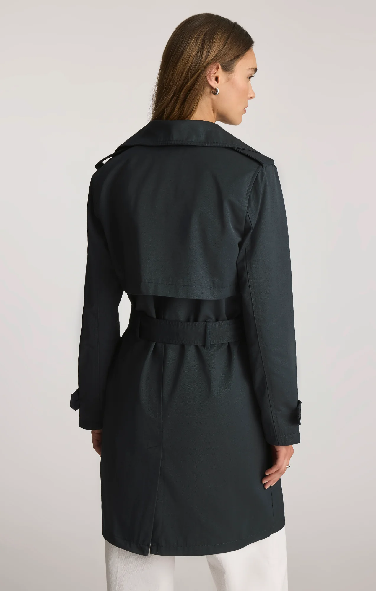 BELTED TRENCH COAT IN SALUTE - Image 3