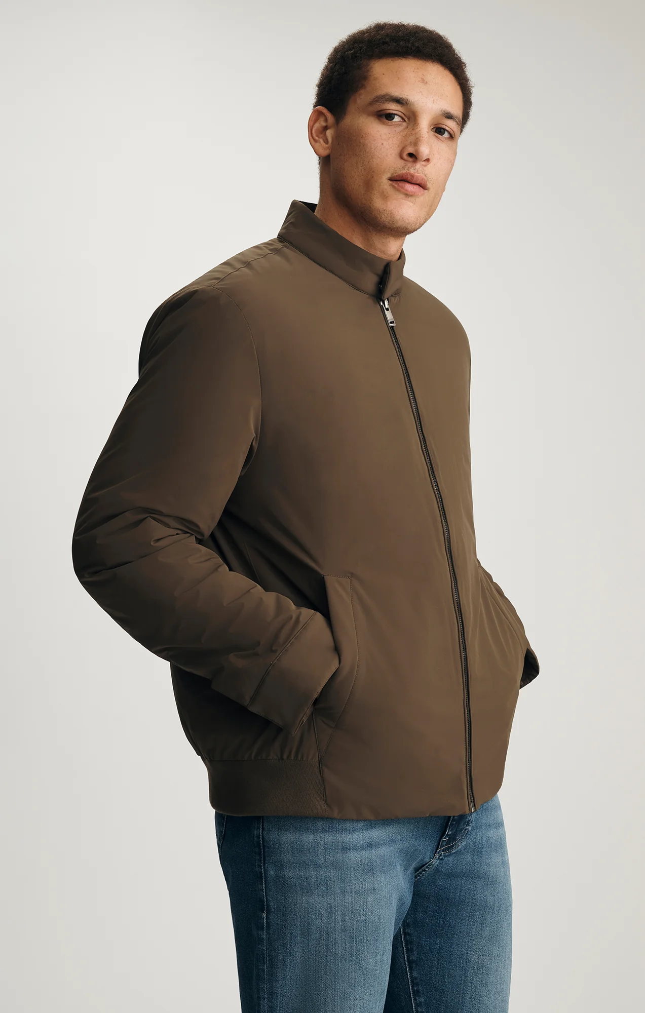 BOMBER JACKET IN WREN - Image 2