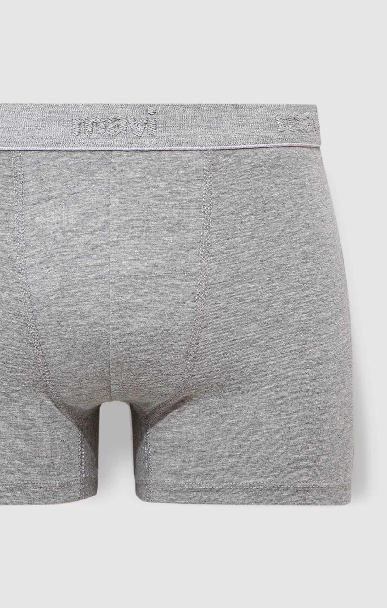 BOXER BRIEFS IN MID GREY MELANGE - Image 2