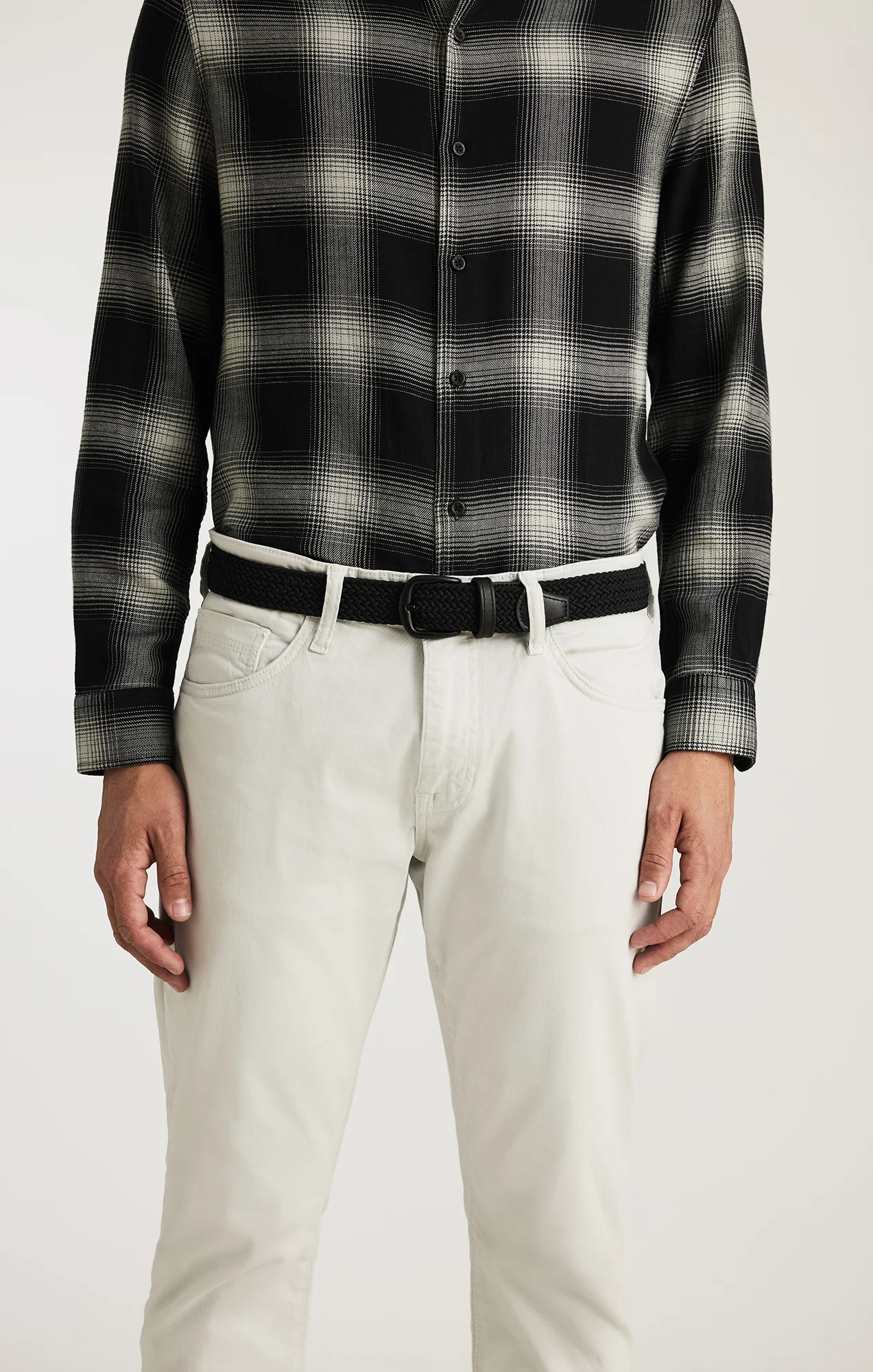 BRAIDED BELT IN BLACK - Image 2