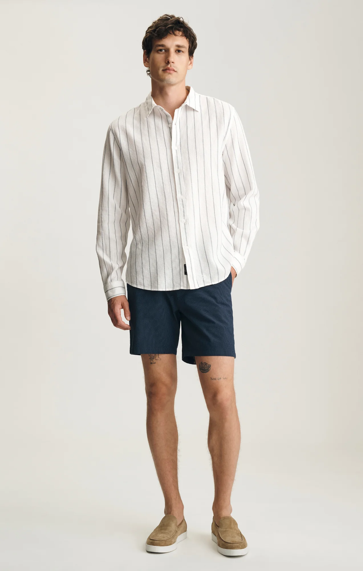 BUTTON-UP SHIRT IN VINTAGE INDIGO - Image 3
