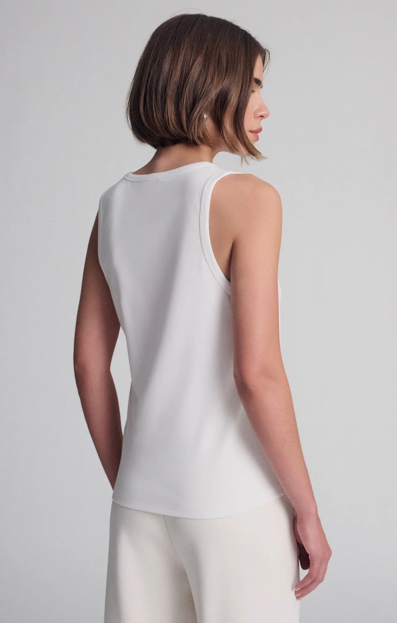 CONTOUR TANK TOP IN COCONUT MILK - Image 2