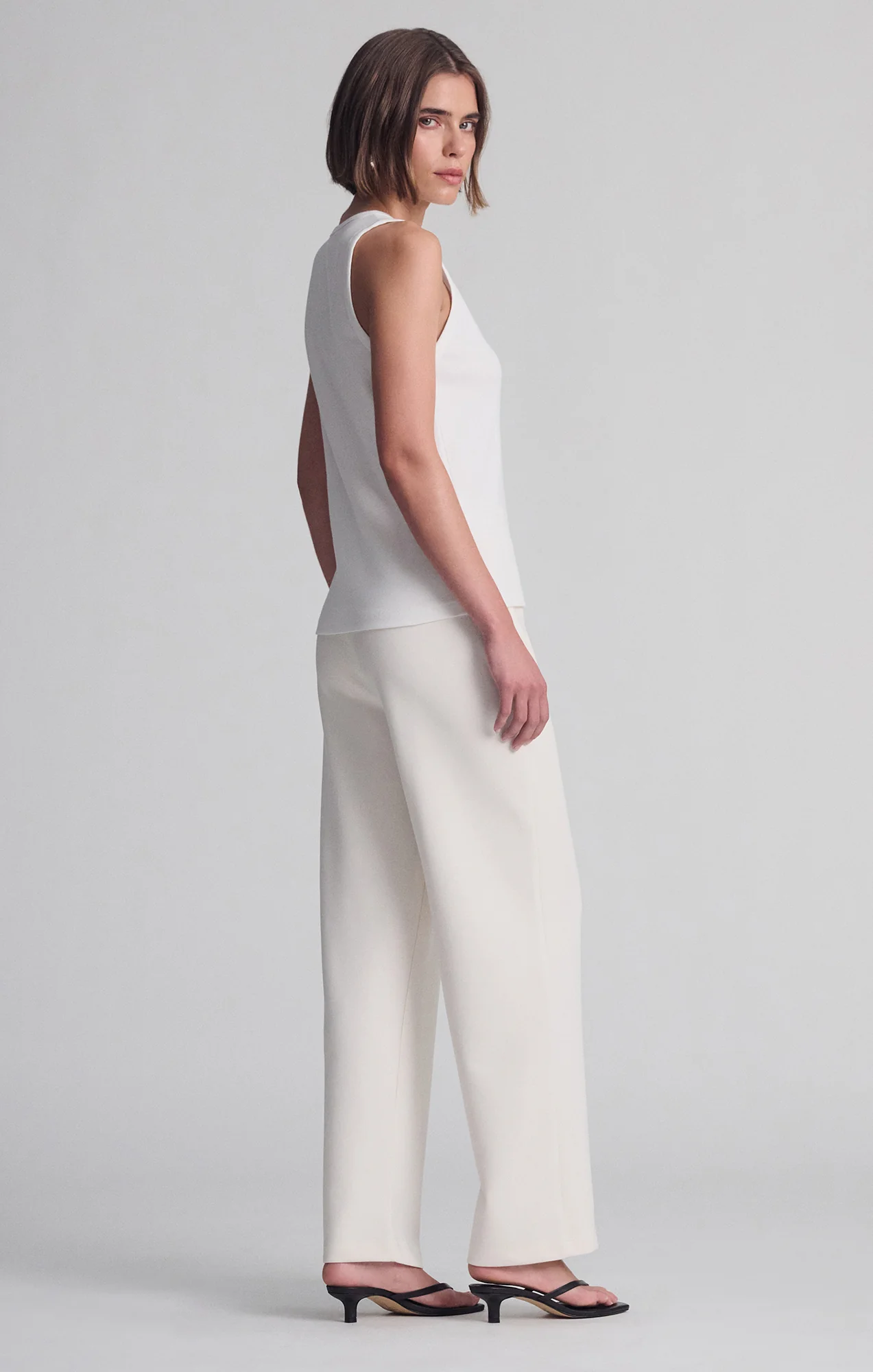 CONTOUR TANK TOP IN COCONUT MILK - Image 4