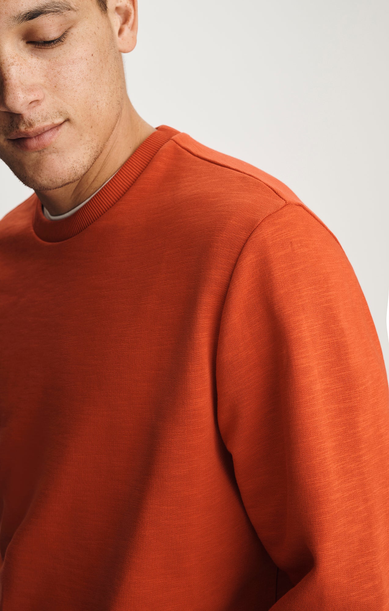 CREW NECK SWEATSHIRT IN FIRE WHIRL - Image 3