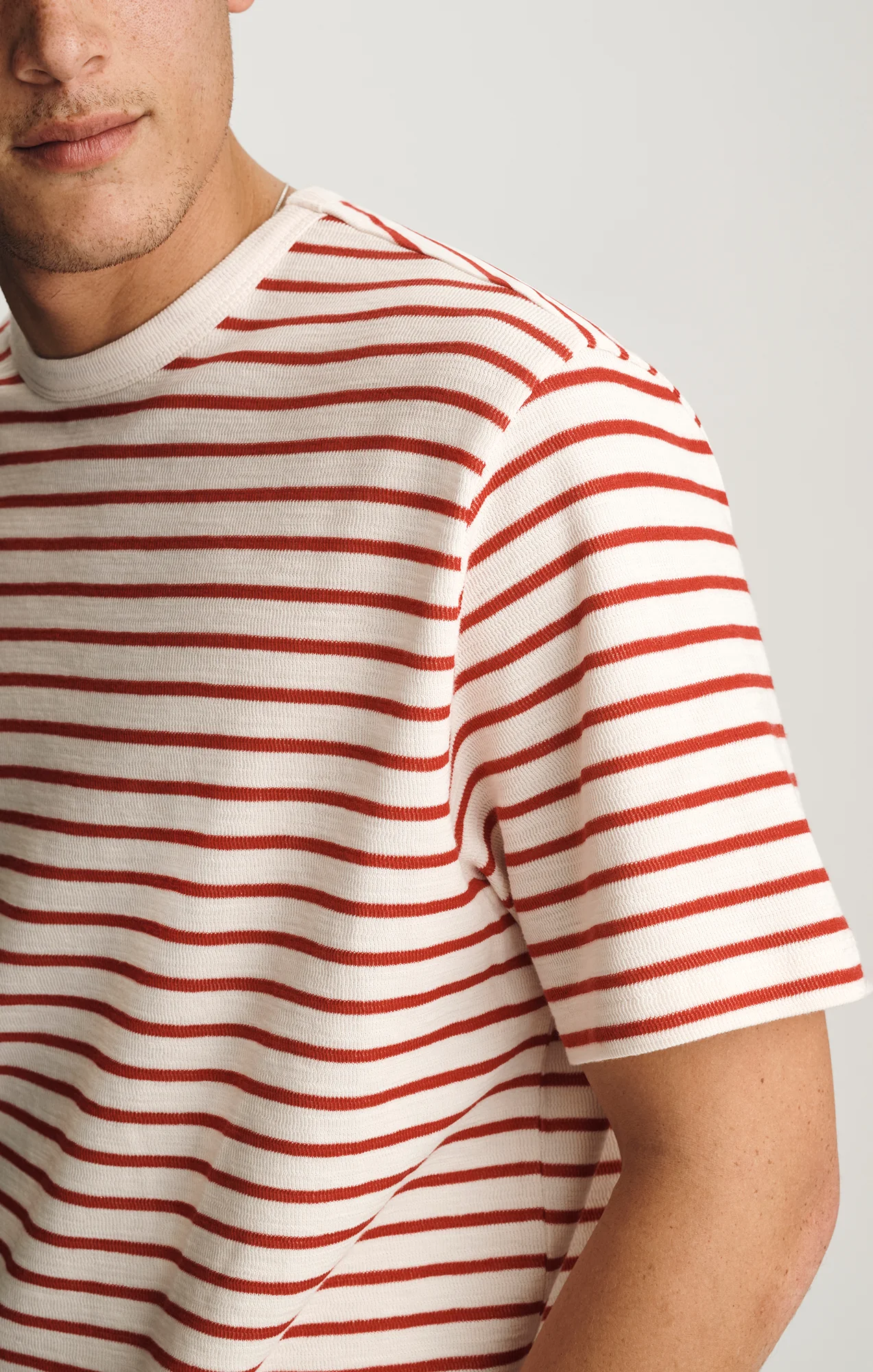 CREW NECK T-SHIRT IN FIRE WHIRL - Image 3