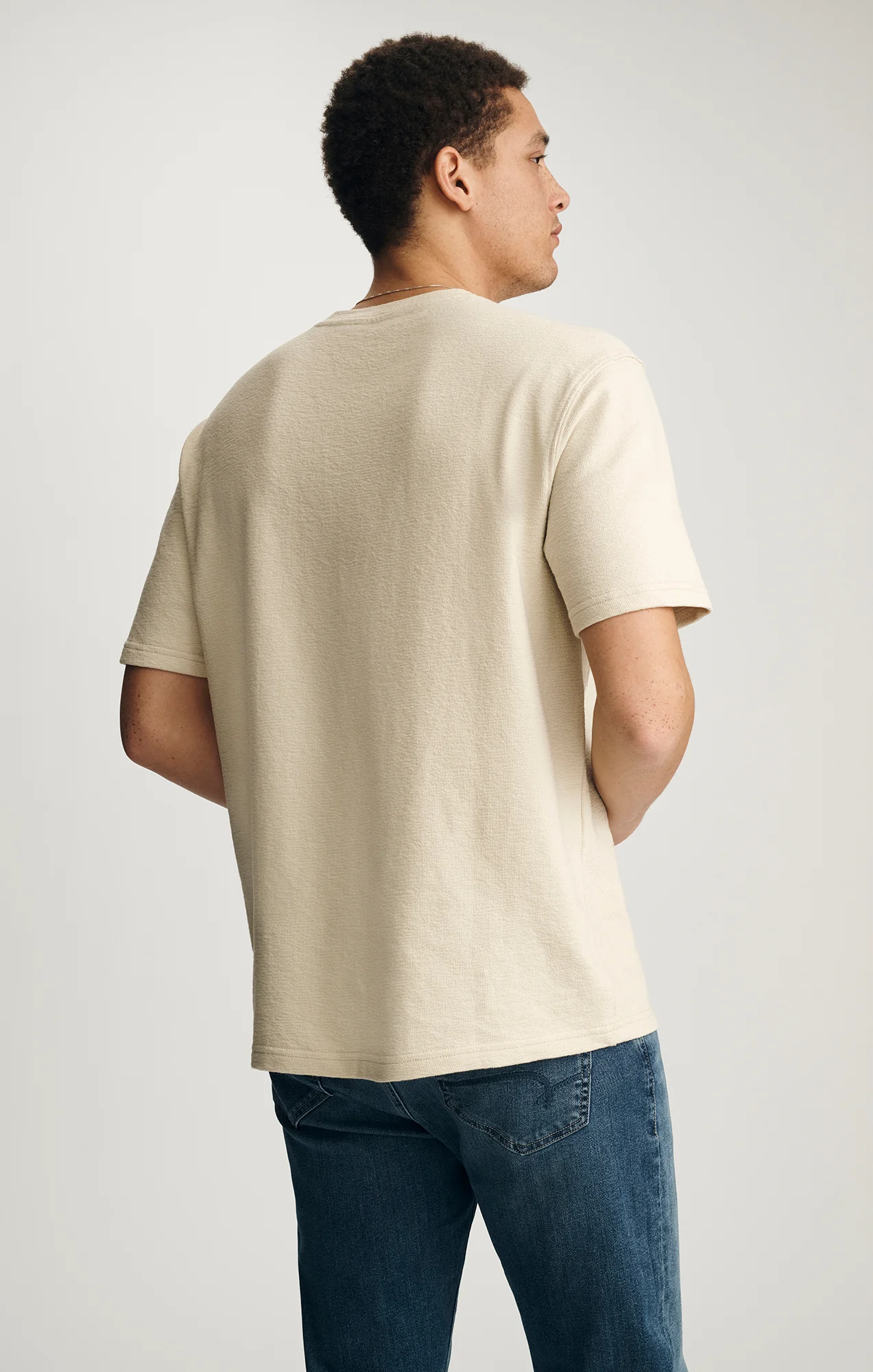 CREW NECK T-SHIRT IN OVERCAST - Image 2