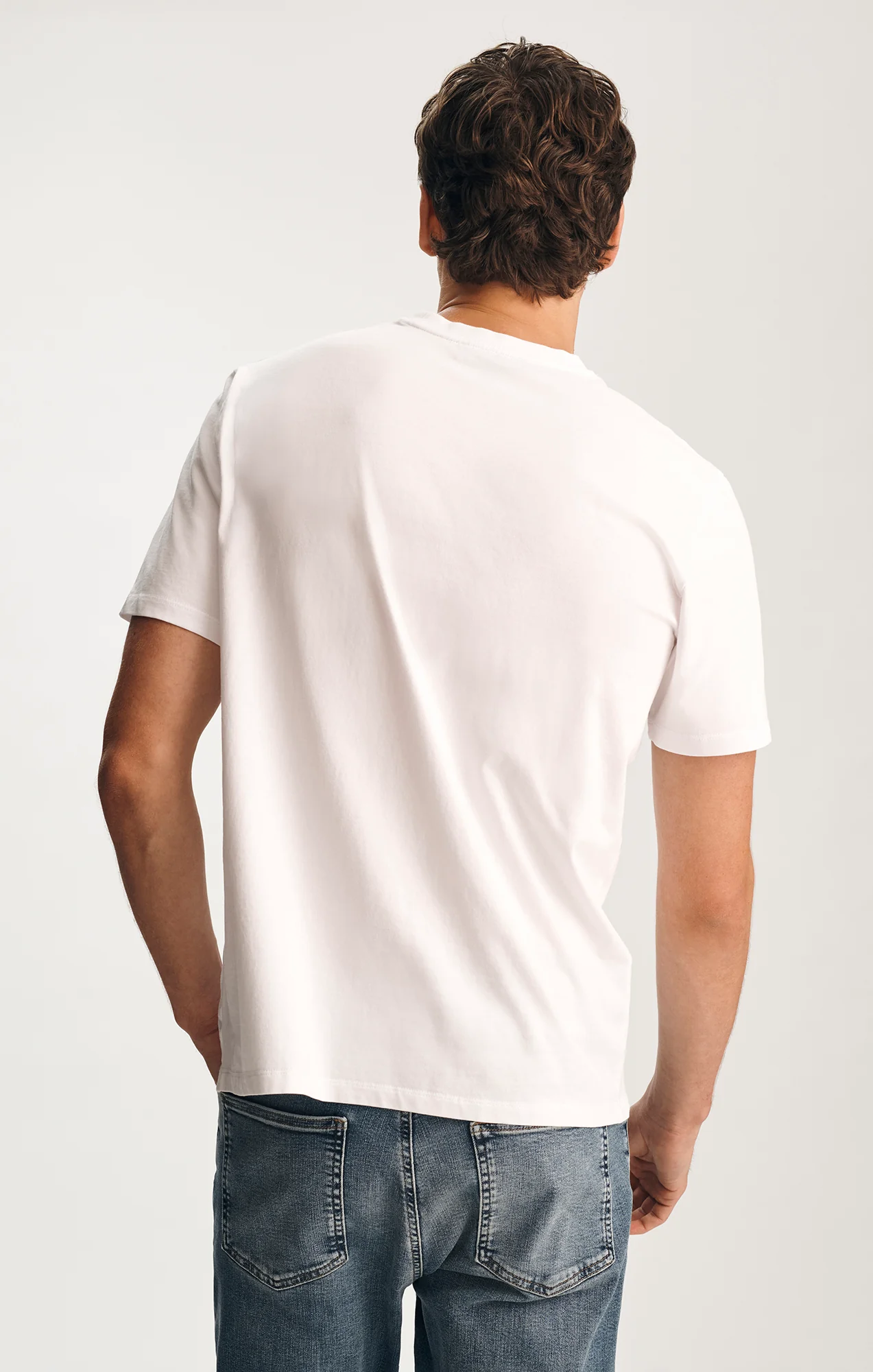 CREW NECK T-SHIRT IN WHITE - Image 2