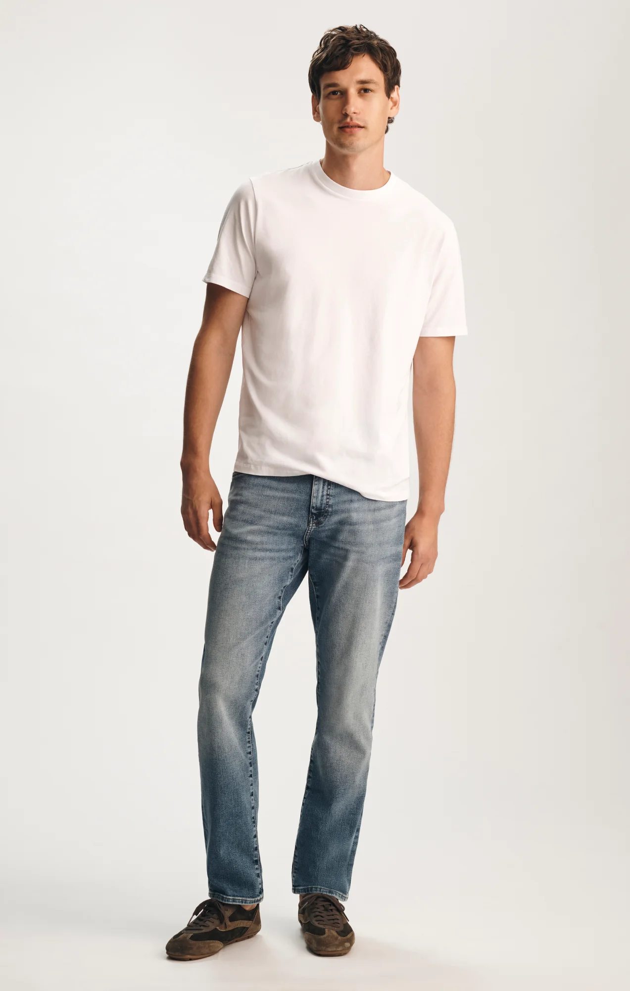 CREW NECK T-SHIRT IN WHITE - Image 4