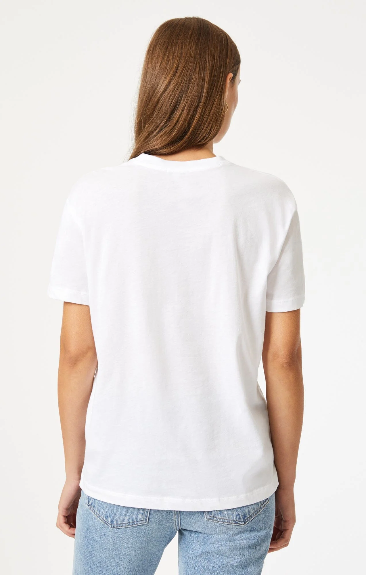 CREW NECK T-SHIRT IN WHITE - Image 3