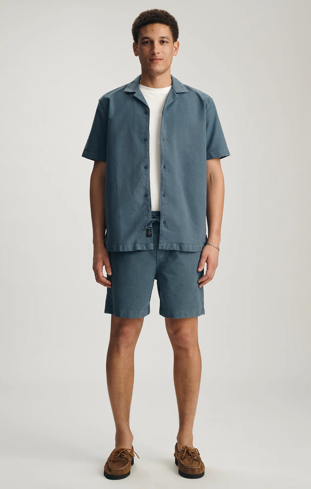 DRAWSTRING SHORTS IN FLINT STONE - Image 3