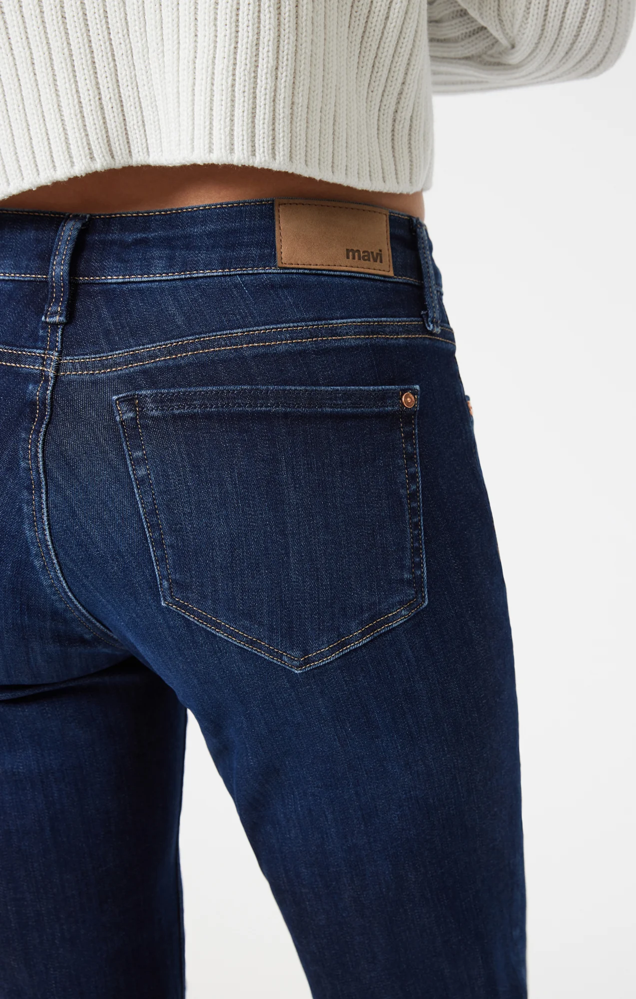 EMMA SLIM BOYFRIEND IN DEEP FLEX BLUE - Image 5