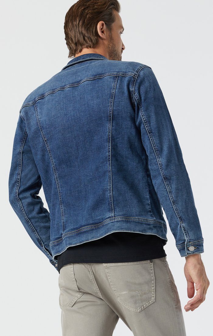 FRANK JACKET IN DARK FOGGY FEATHER BLUE - Image 5