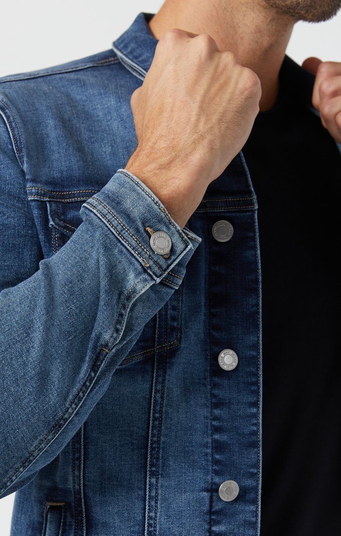 FRANK JACKET IN DARK FOGGY FEATHER BLUE - Image 6