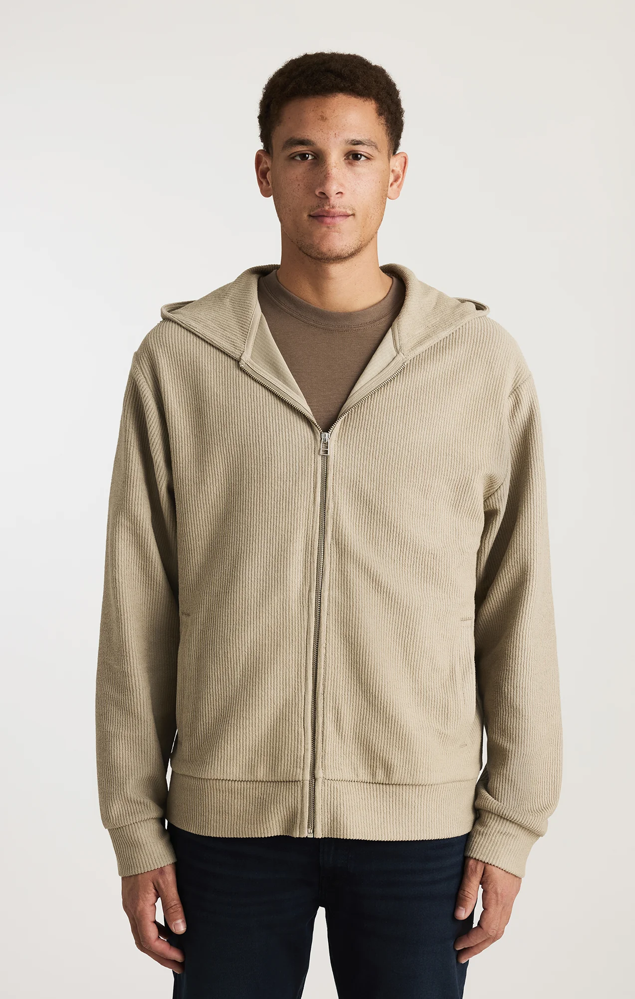 EDITION FULL ZIP HOODIE IN LONDON FOG
