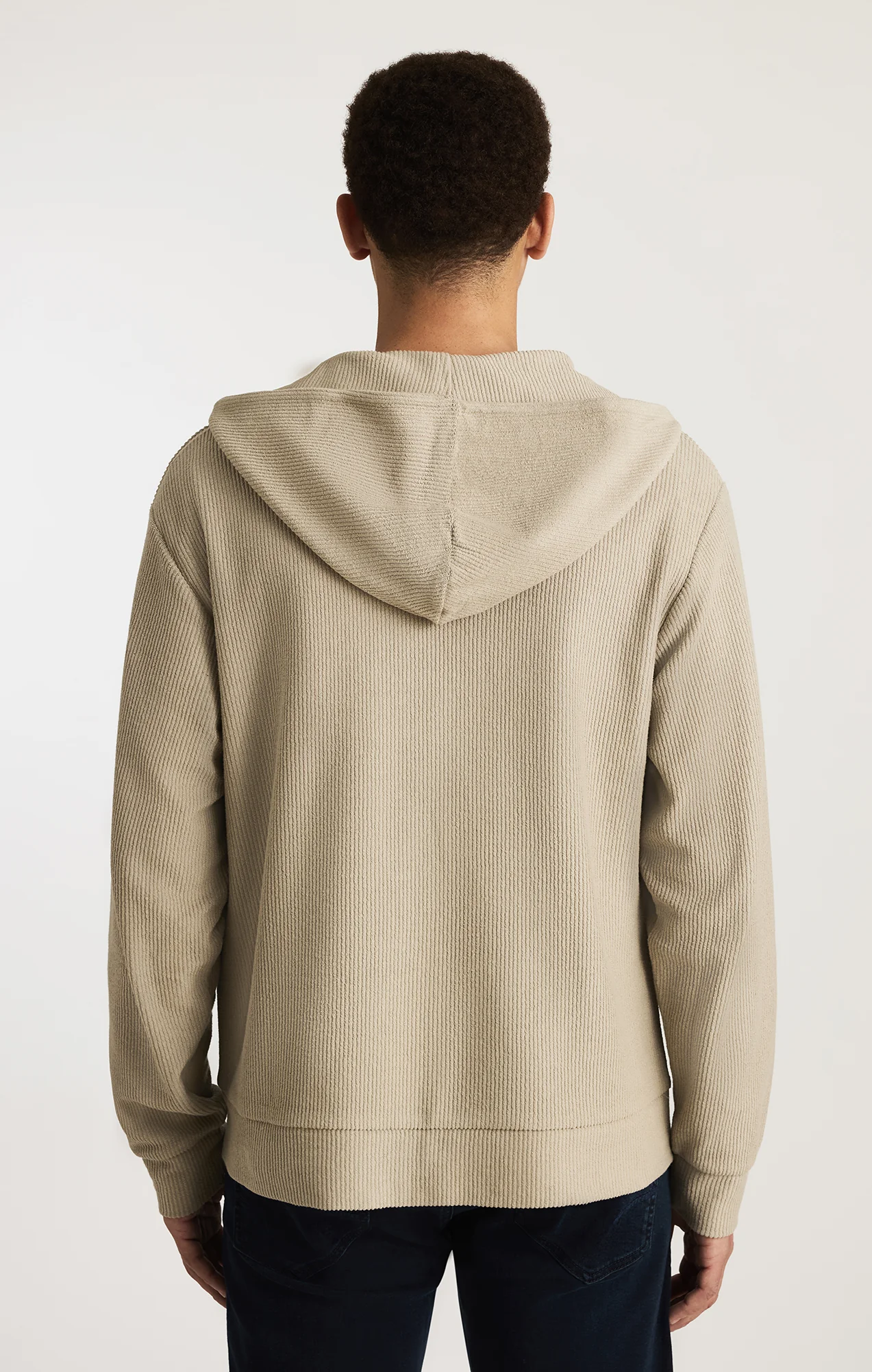 EDITION FULL ZIP HOODIE IN LONDON FOG - Image 3