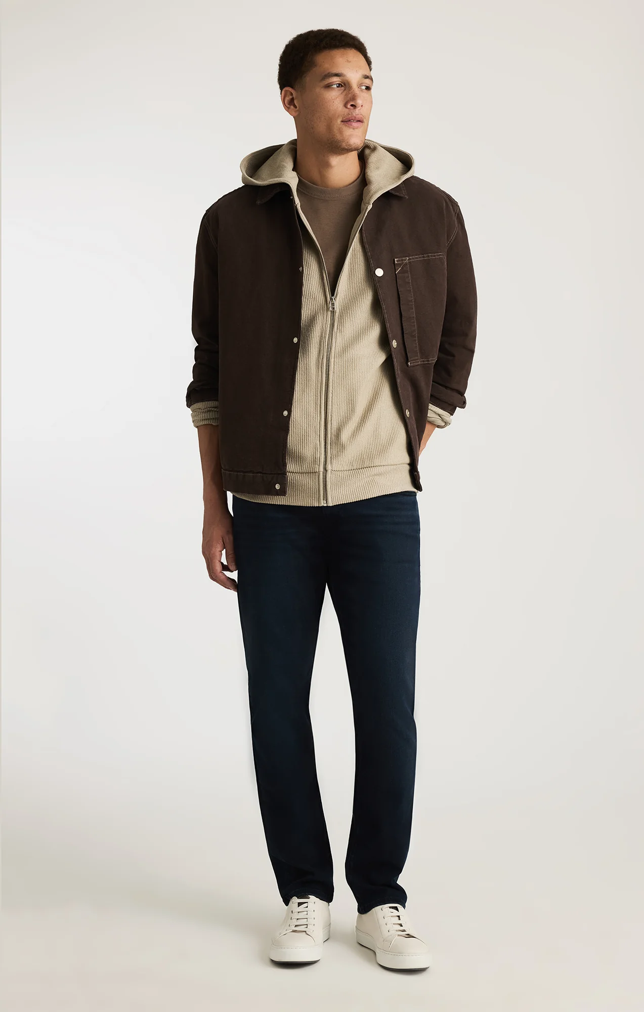 EDITION FULL ZIP HOODIE IN LONDON FOG - Image 5