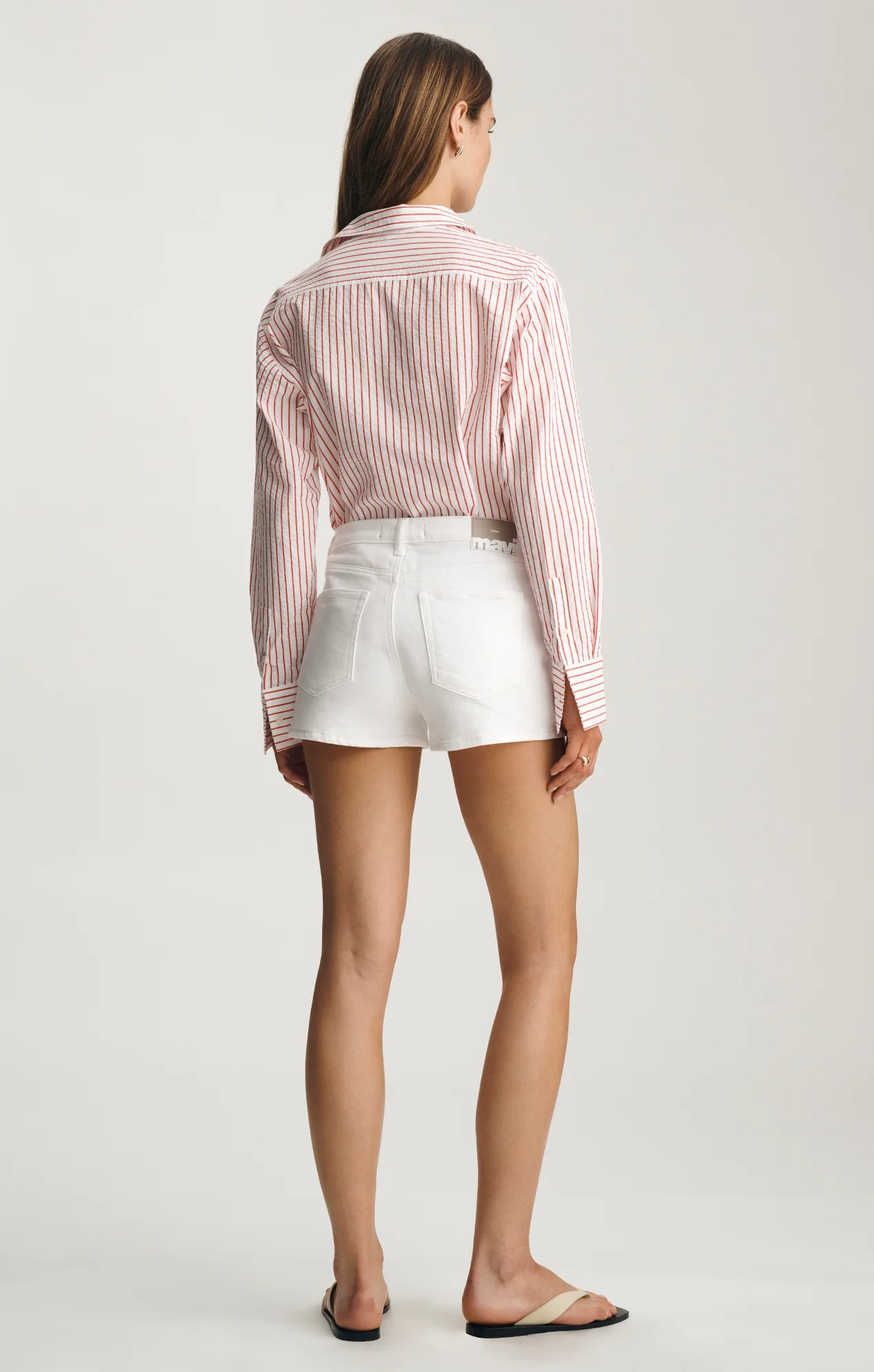 GARCIA MINI SHORTS IN OFF WHITE CLASSIC BLUE - Image 3