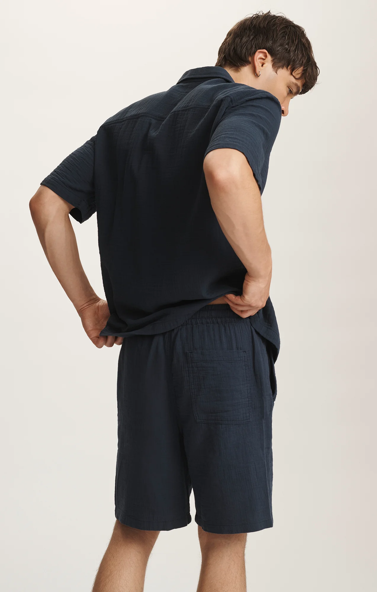 GAUZE SHORTS IN OUTER SPACE - Image 5