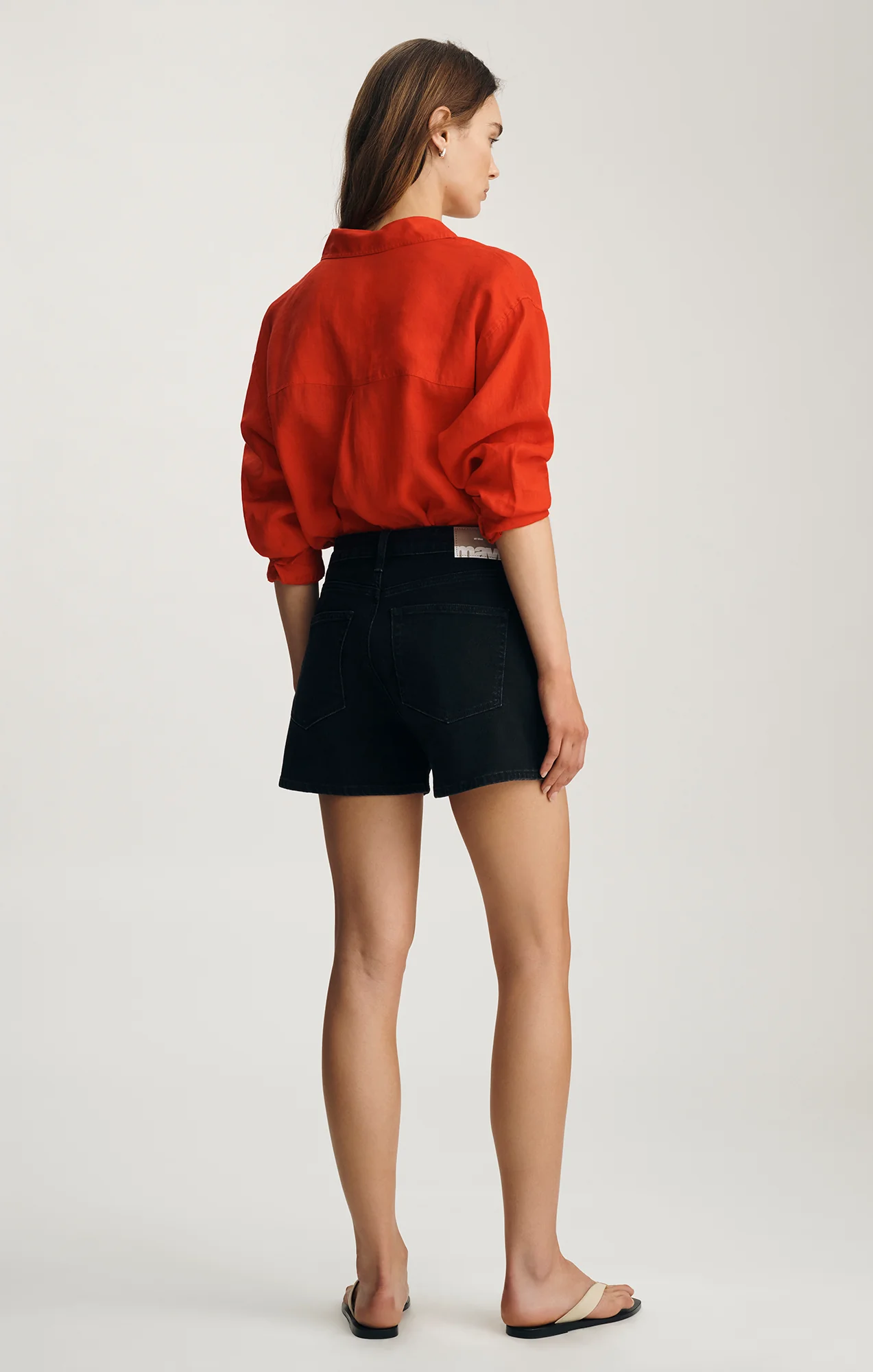 HEIDI SHORTS IN BLACK CLASSIC BLUE - Image 2