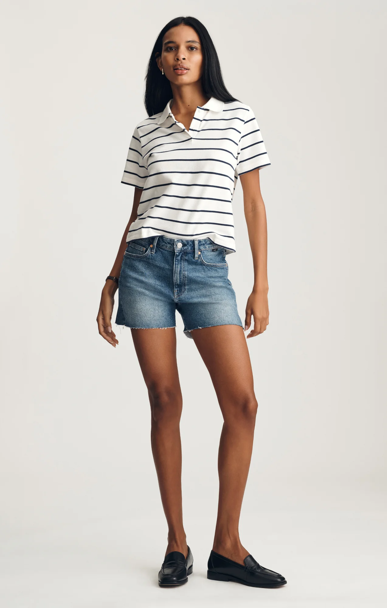 HEIDI SHORTS IN DARK USED CLASSIC BLUE