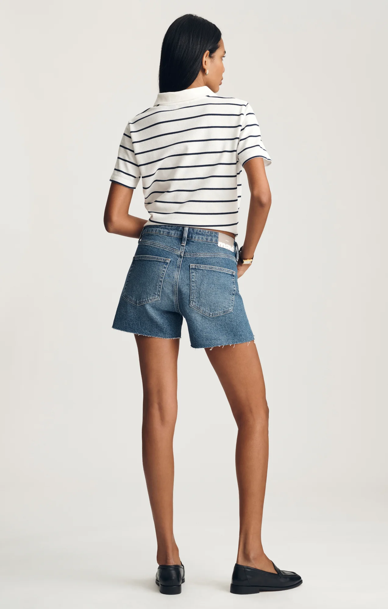 HEIDI SHORTS IN DARK USED CLASSIC BLUE - Image 2
