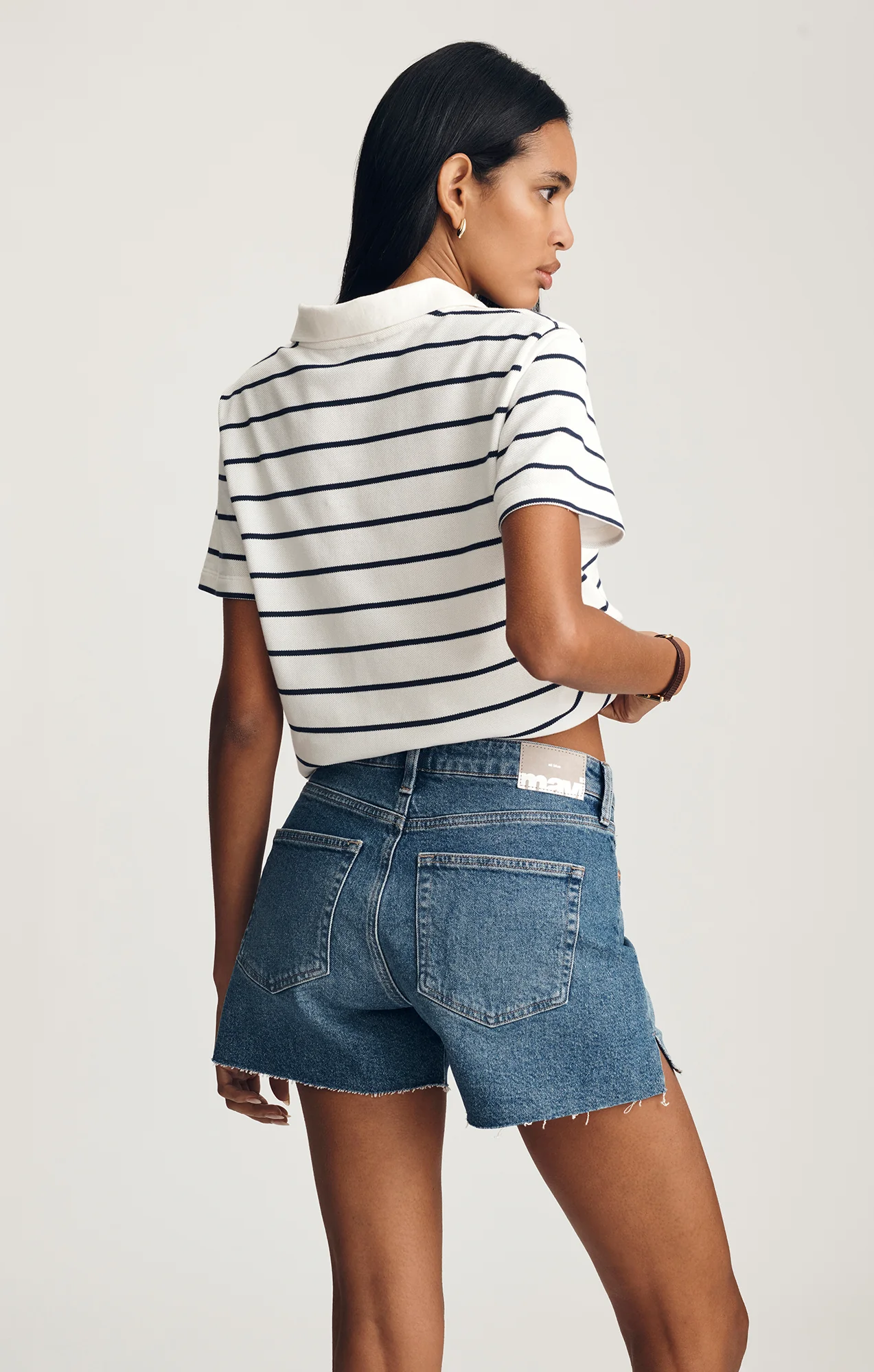 HEIDI SHORTS IN DARK USED CLASSIC BLUE - Image 4