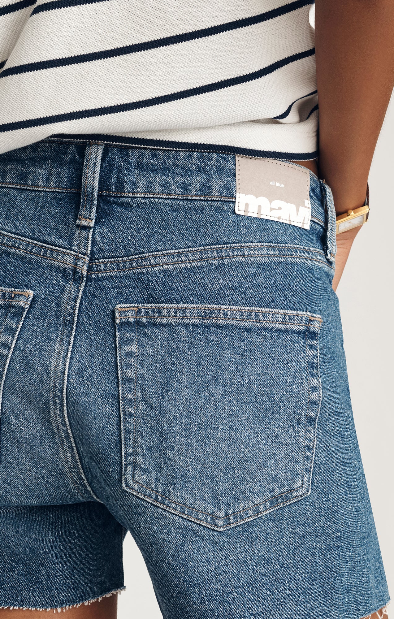HEIDI SHORTS IN DARK USED CLASSIC BLUE - Image 6