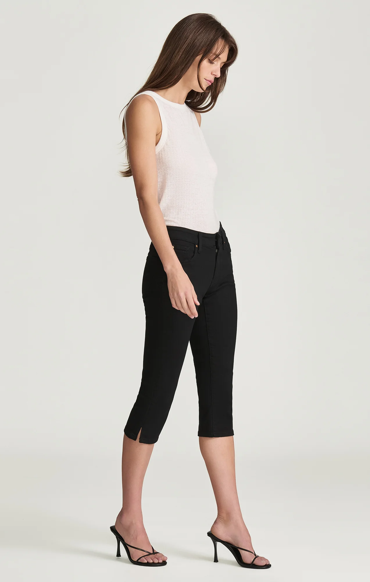 HILARY CAPRI IN BLACK FLEX BLUE - Image 2