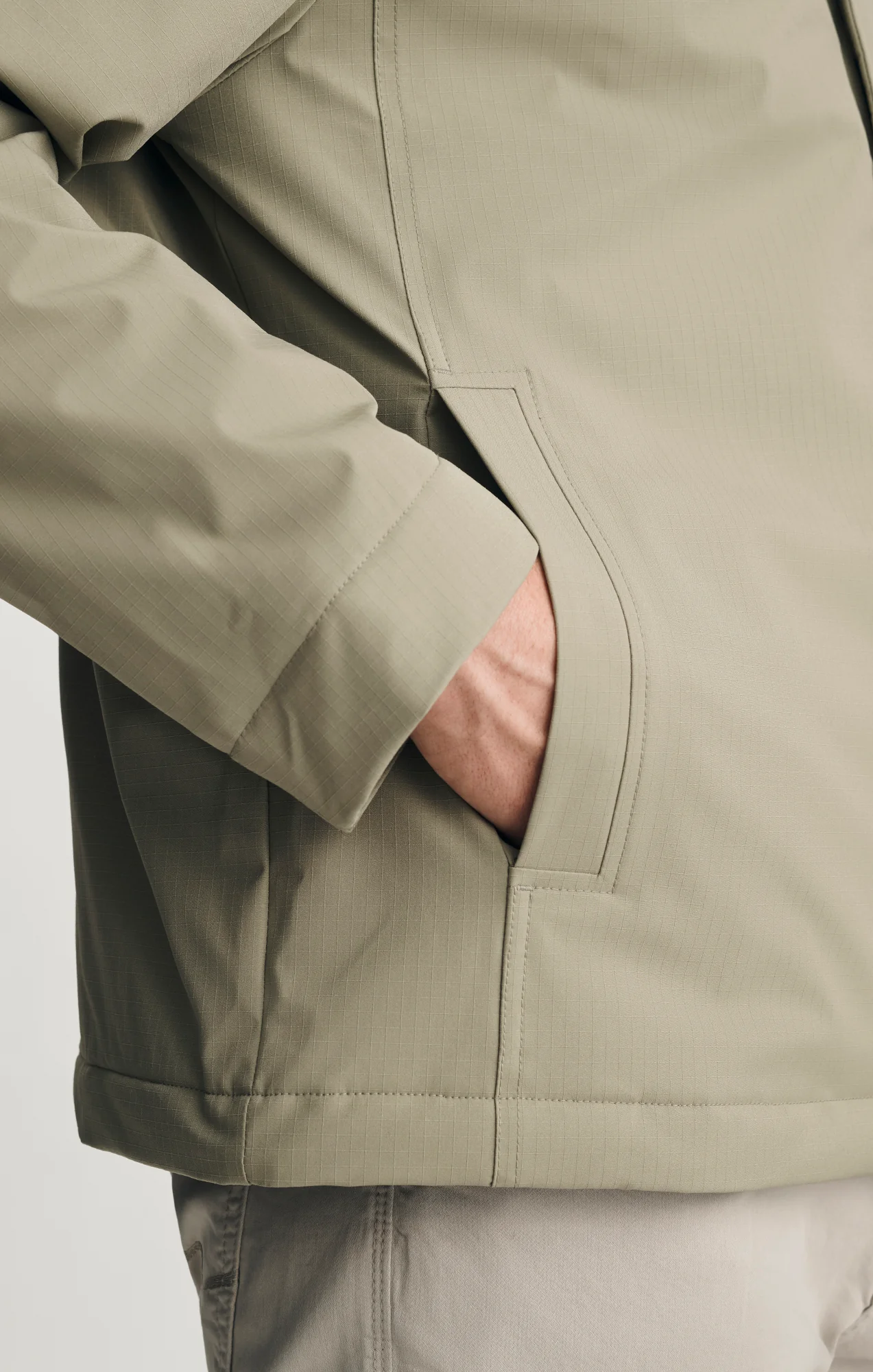 PADDED COACHES JACKET IN OVERLAND TREK - Image 4