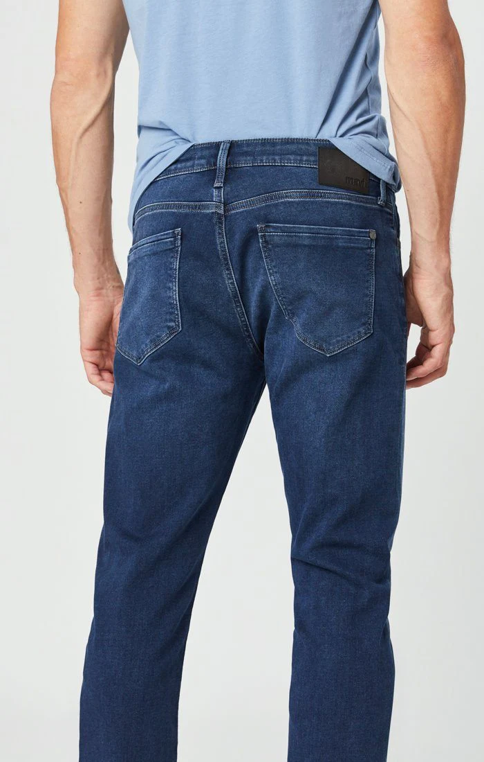 JAKE SLIM LEG JEANS IN DARK INDIGO ATHLETIC - Image 6