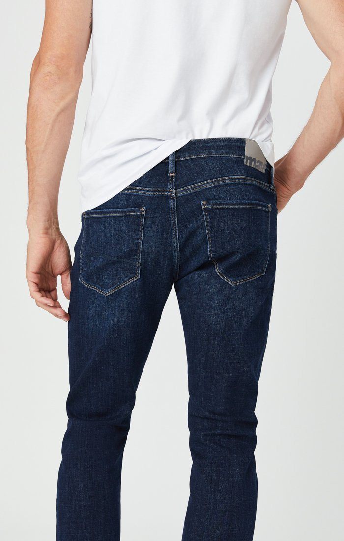 JAKE SLIM LEG JEANS IN DEEP FEATHER BLUE - Image 4