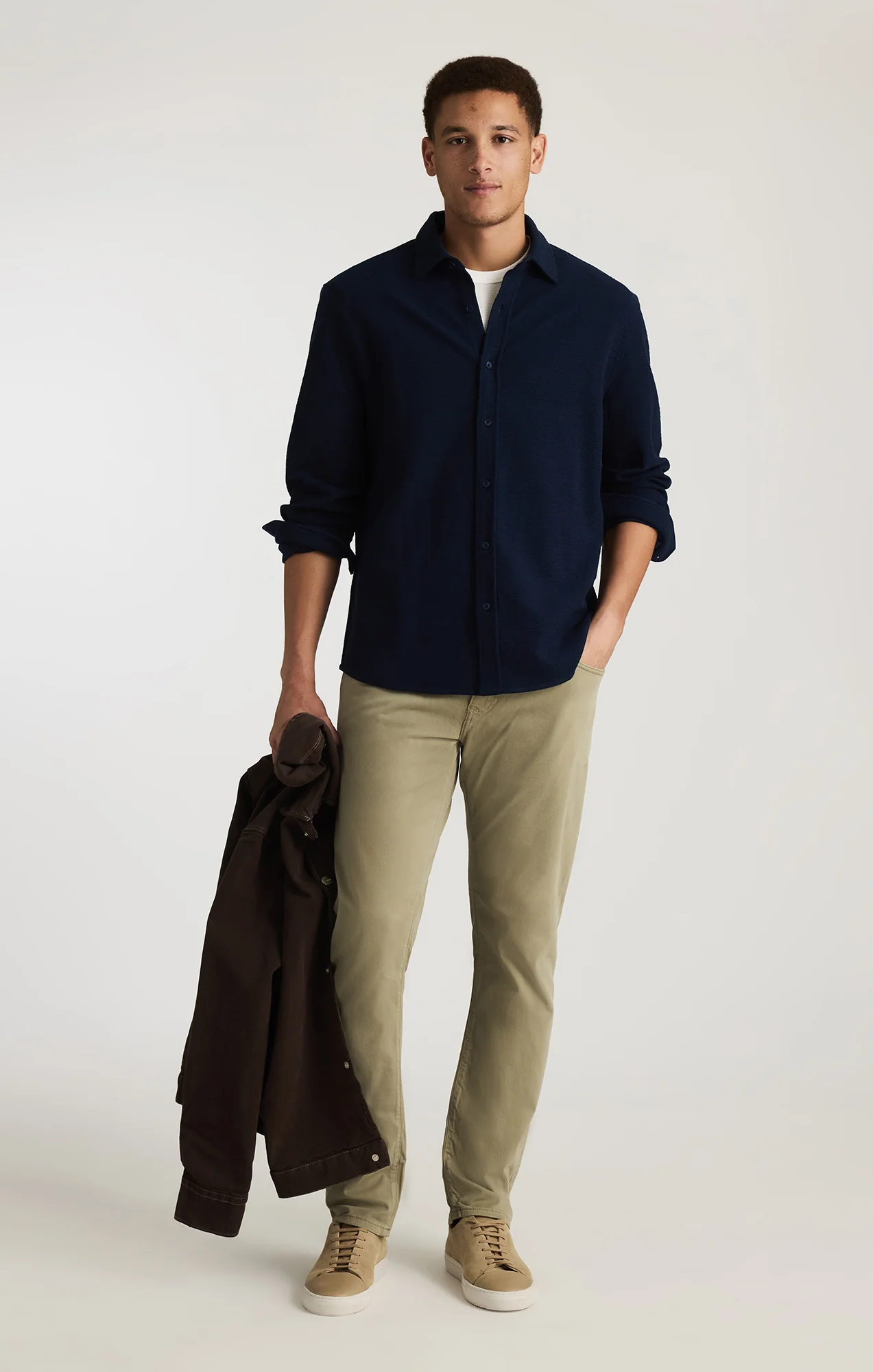 JAKE SLIM IN RESEDA CASUAL TWILL