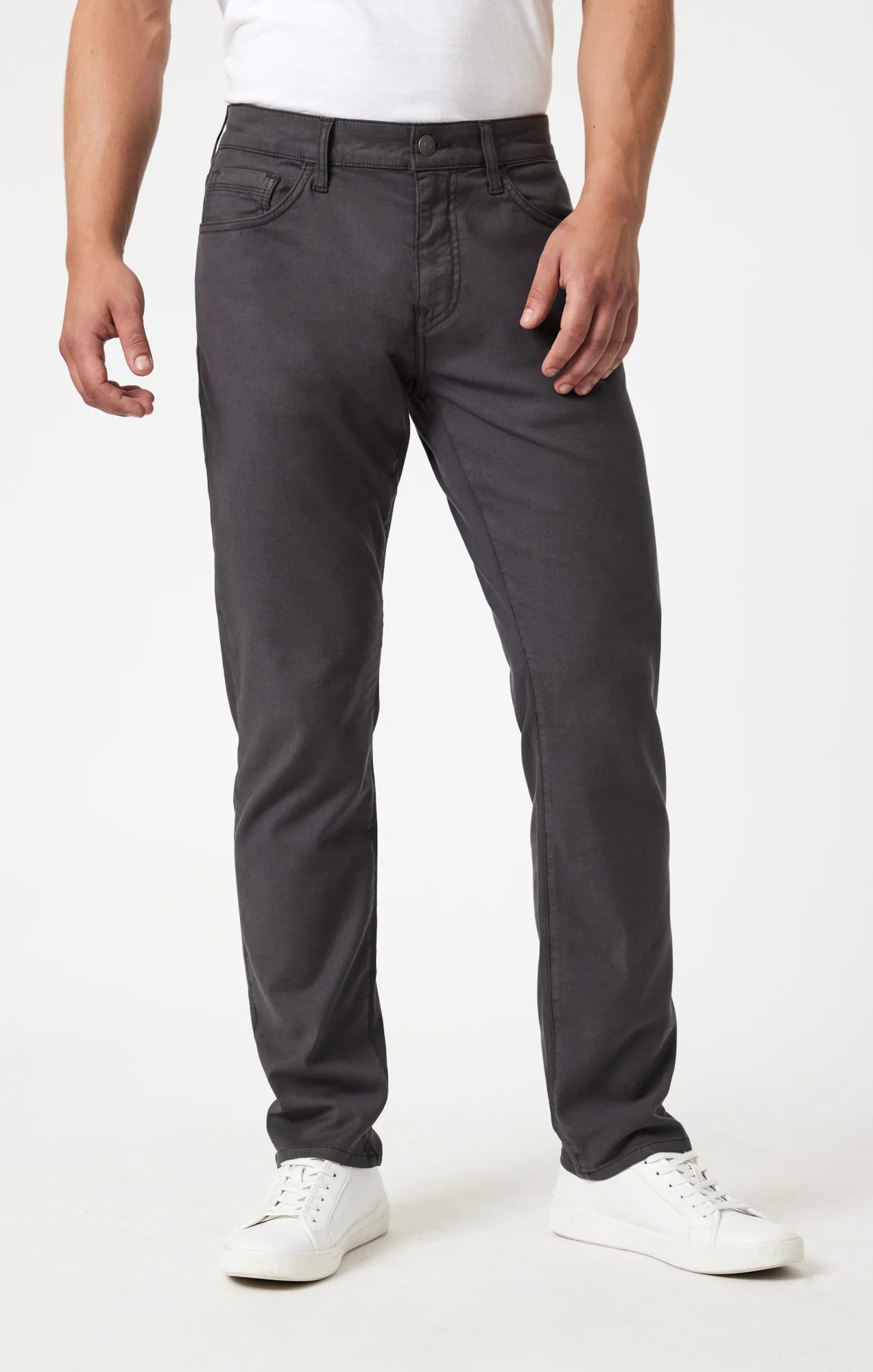 JAKE SLIM LEG IN ASH LUXE TWILL - Image 4