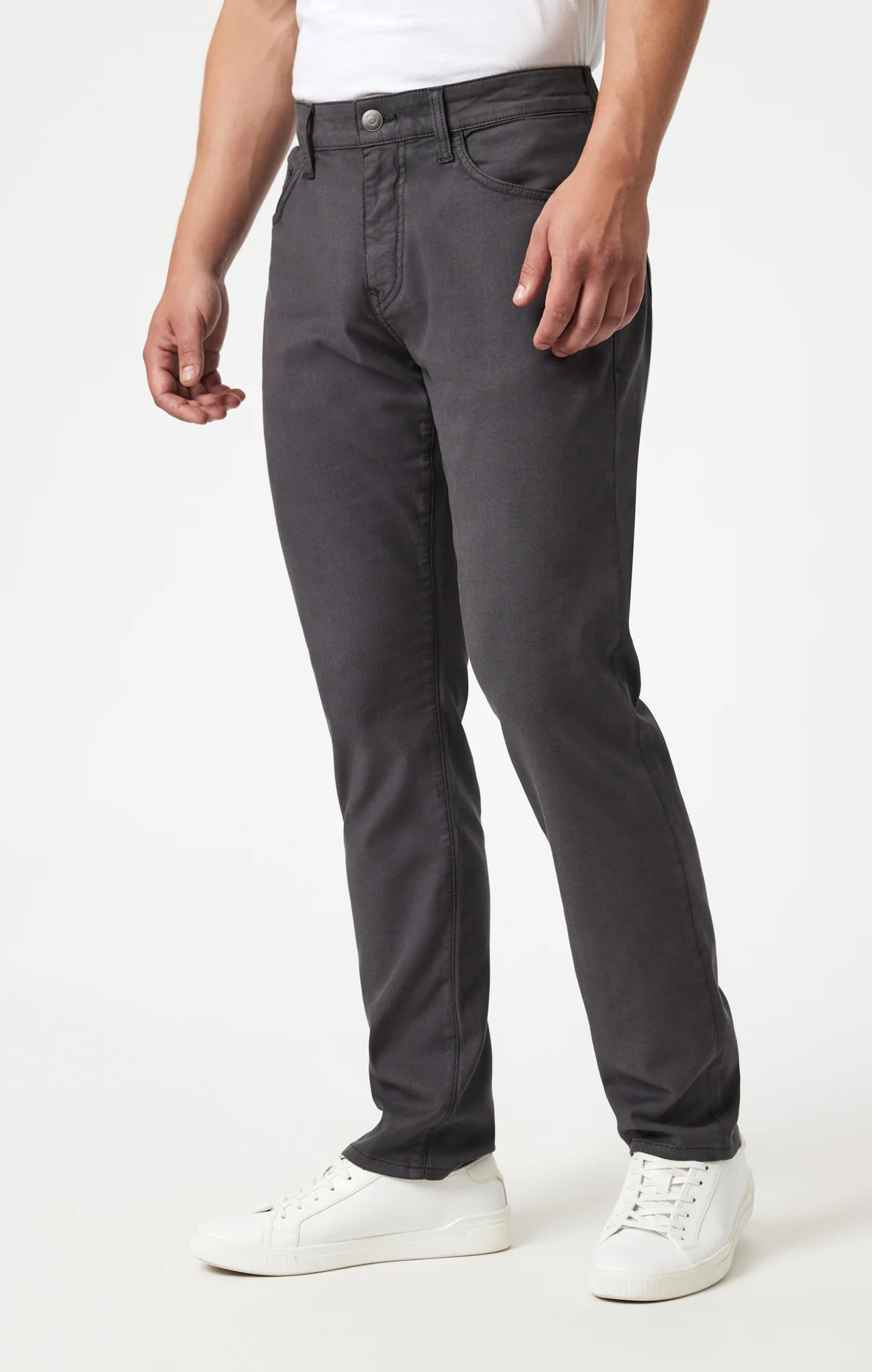 JAKE SLIM LEG IN ASH LUXE TWILL - Image 5