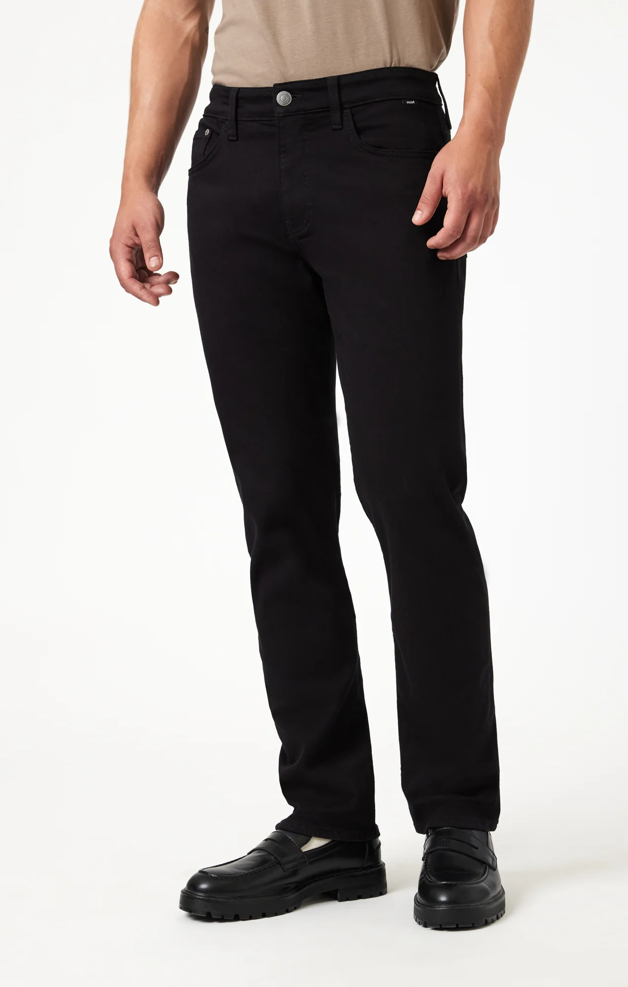 JAKE SLIM LEG IN BLACK FEATHER BLUE - Image 4