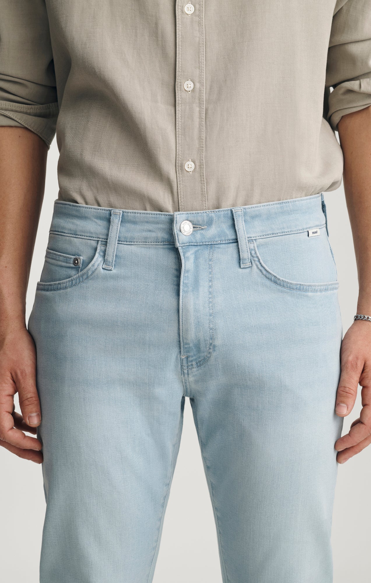 JAKE SLIM LEG IN BLEACHED FEATHER BLUE - Image 5