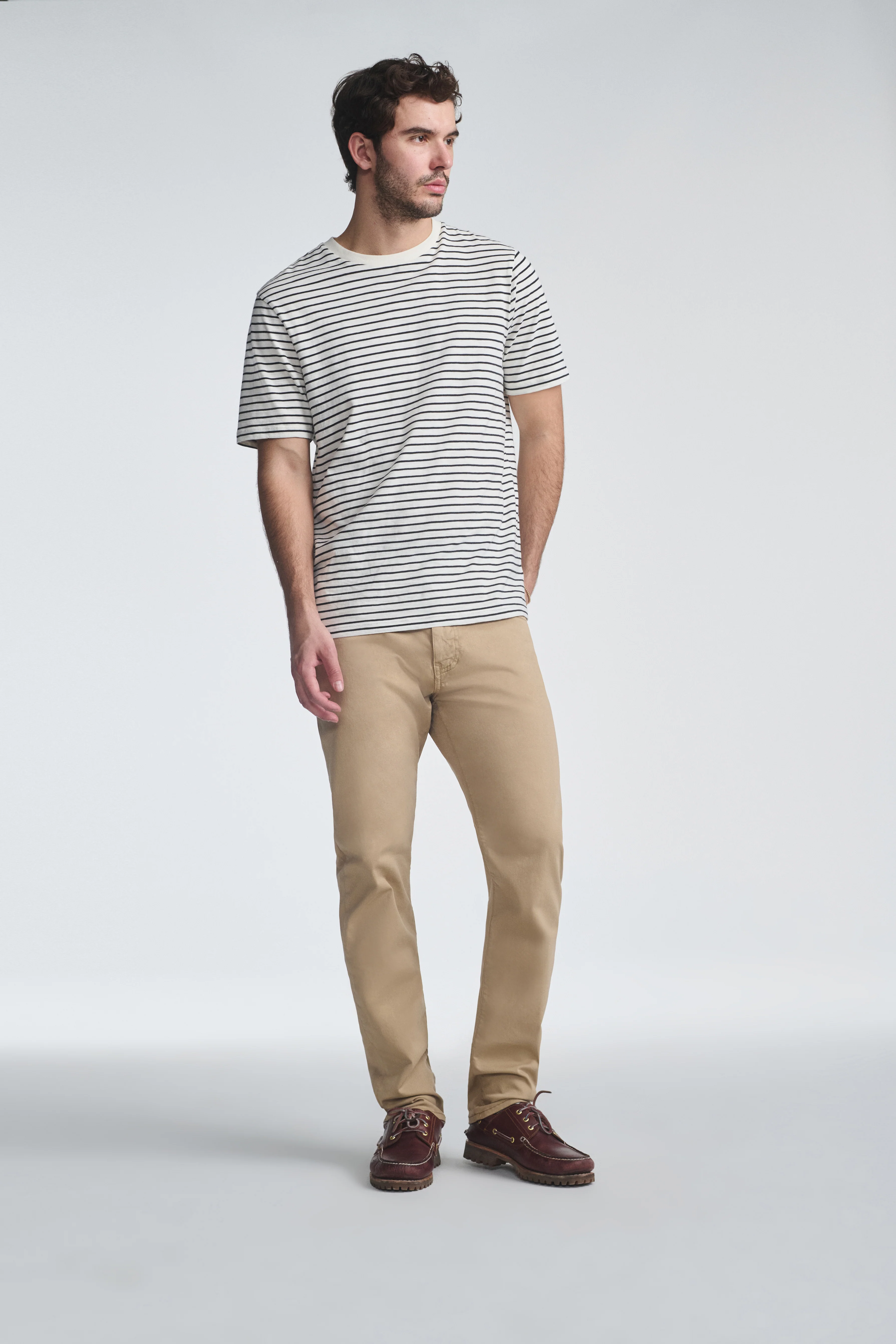 JAKE SLIM LEG IN CASHEW TWILL