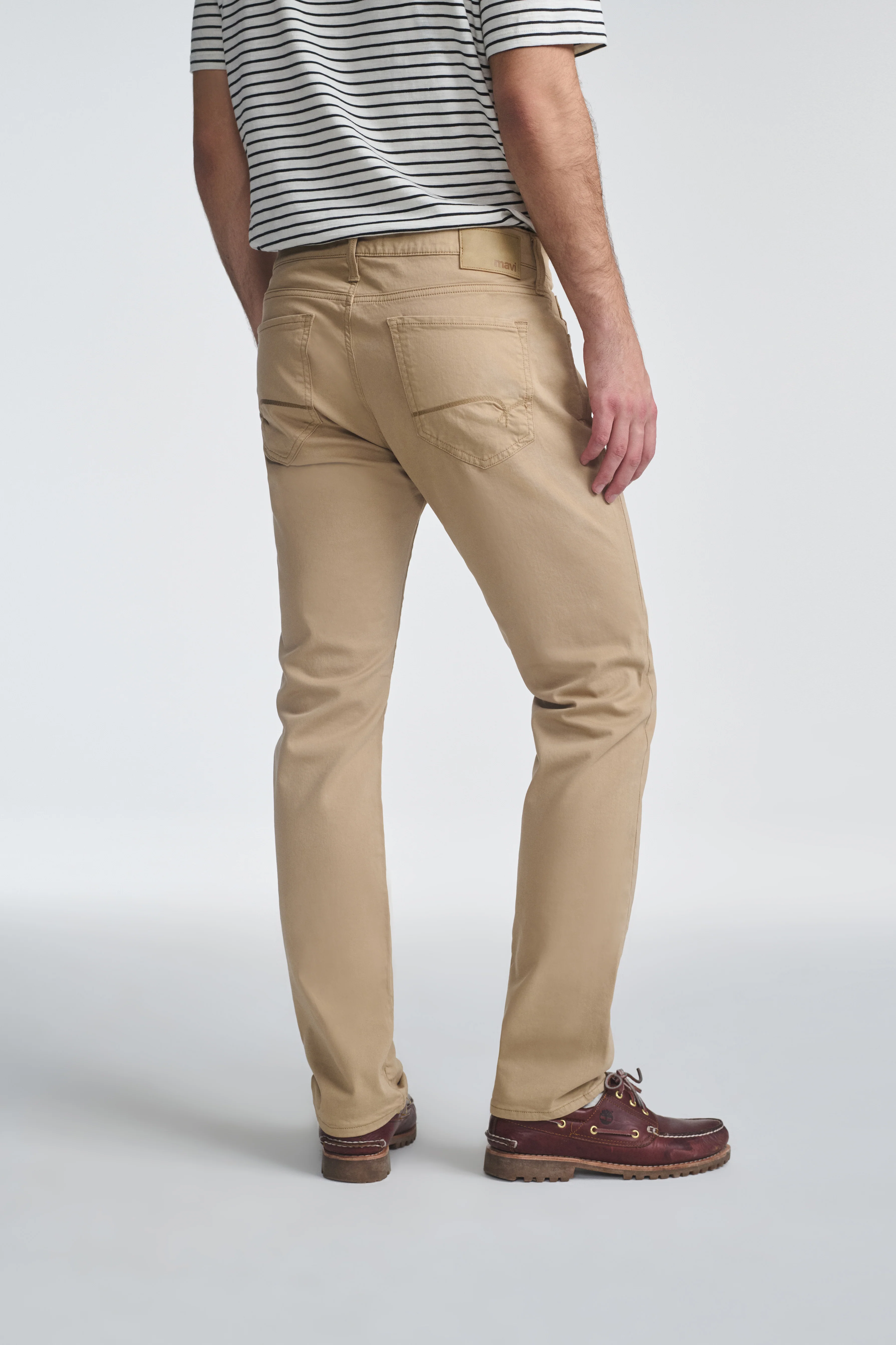 JAKE SLIM LEG IN CASHEW TWILL - Image 3