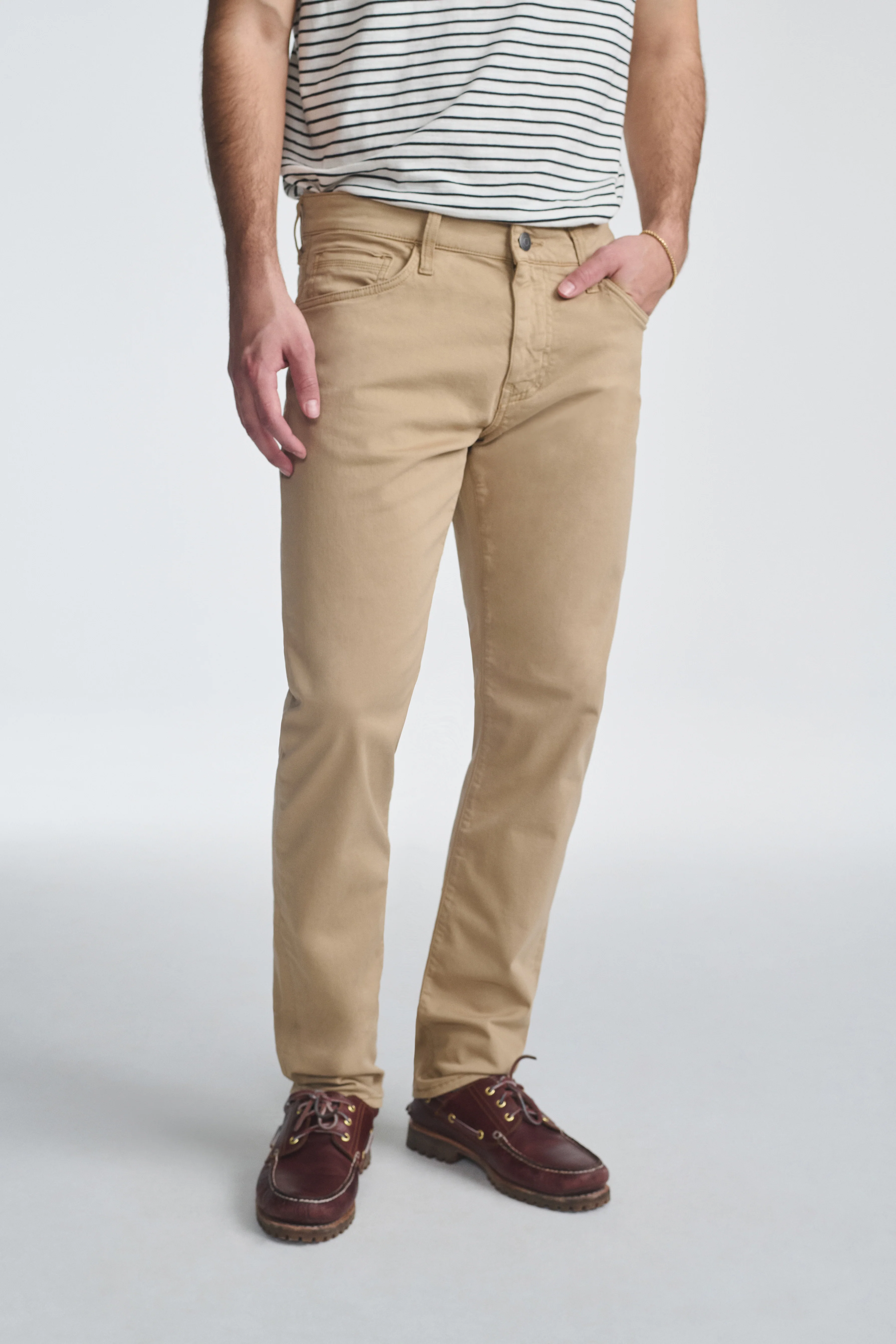 JAKE SLIM LEG IN CASHEW TWILL - Image 6