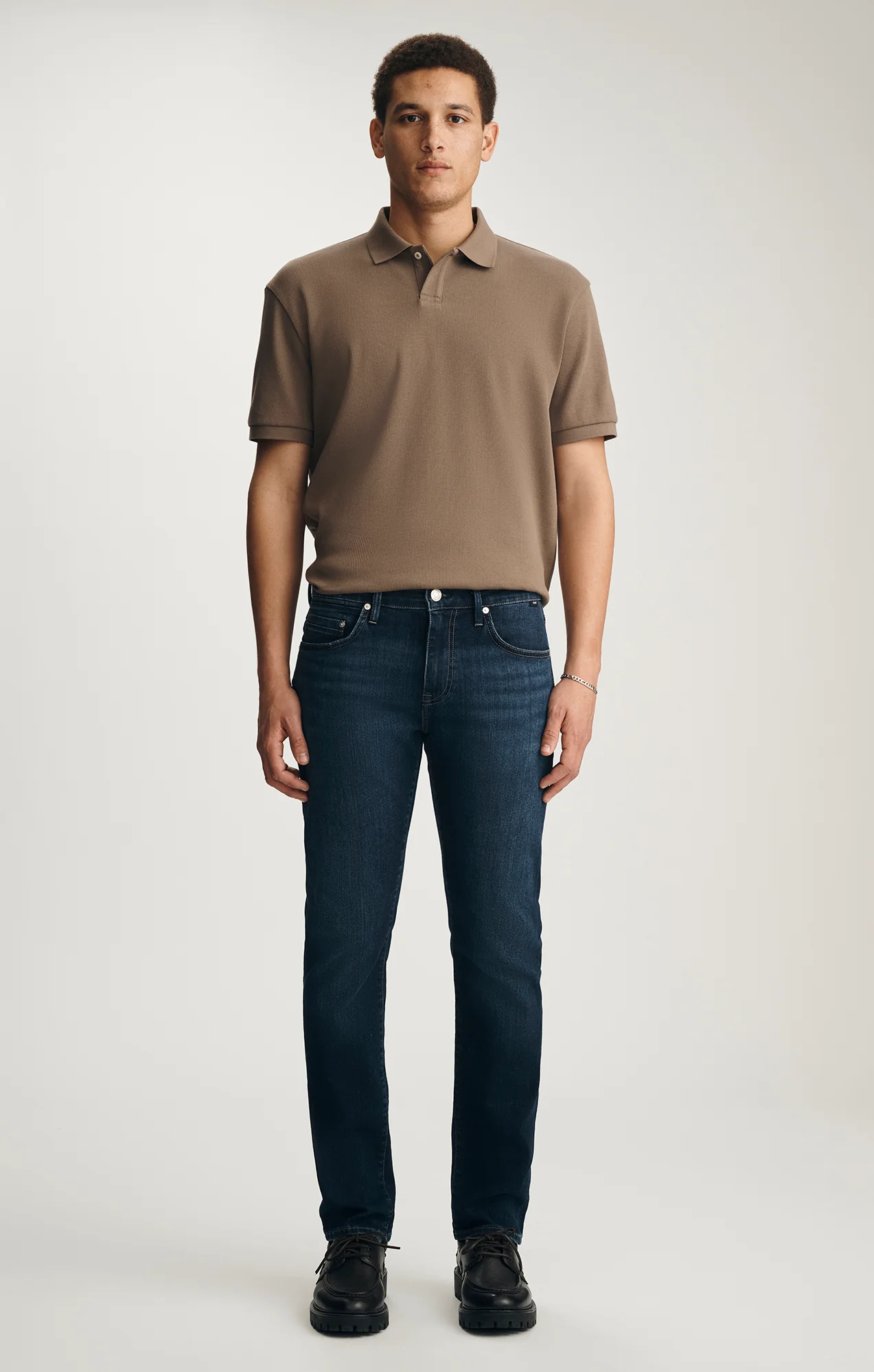 JAKE SLIM LEG IN DARK BRUSHED WILLIAMSBURG - Image 3