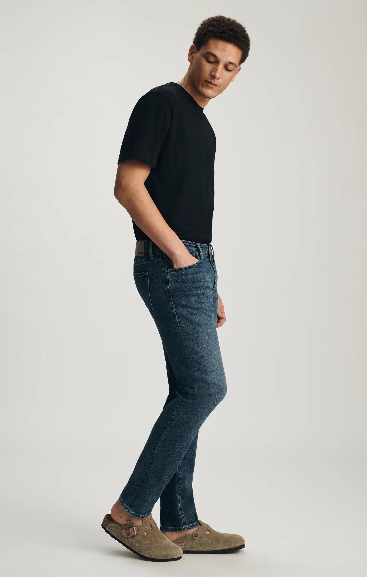 JAKE SLIM LEG IN DARK USED ORGANIC VINTAGE - Image 2