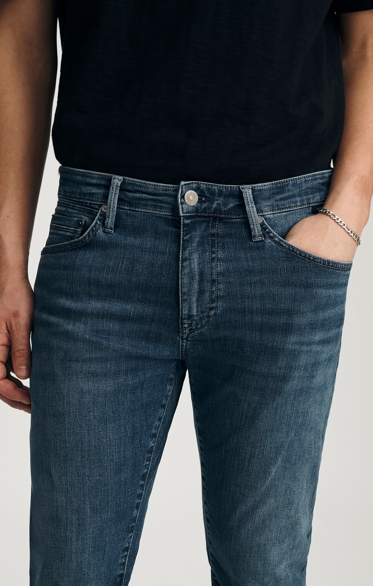 JAKE SLIM LEG IN DARK USED ORGANIC VINTAGE - Image 6