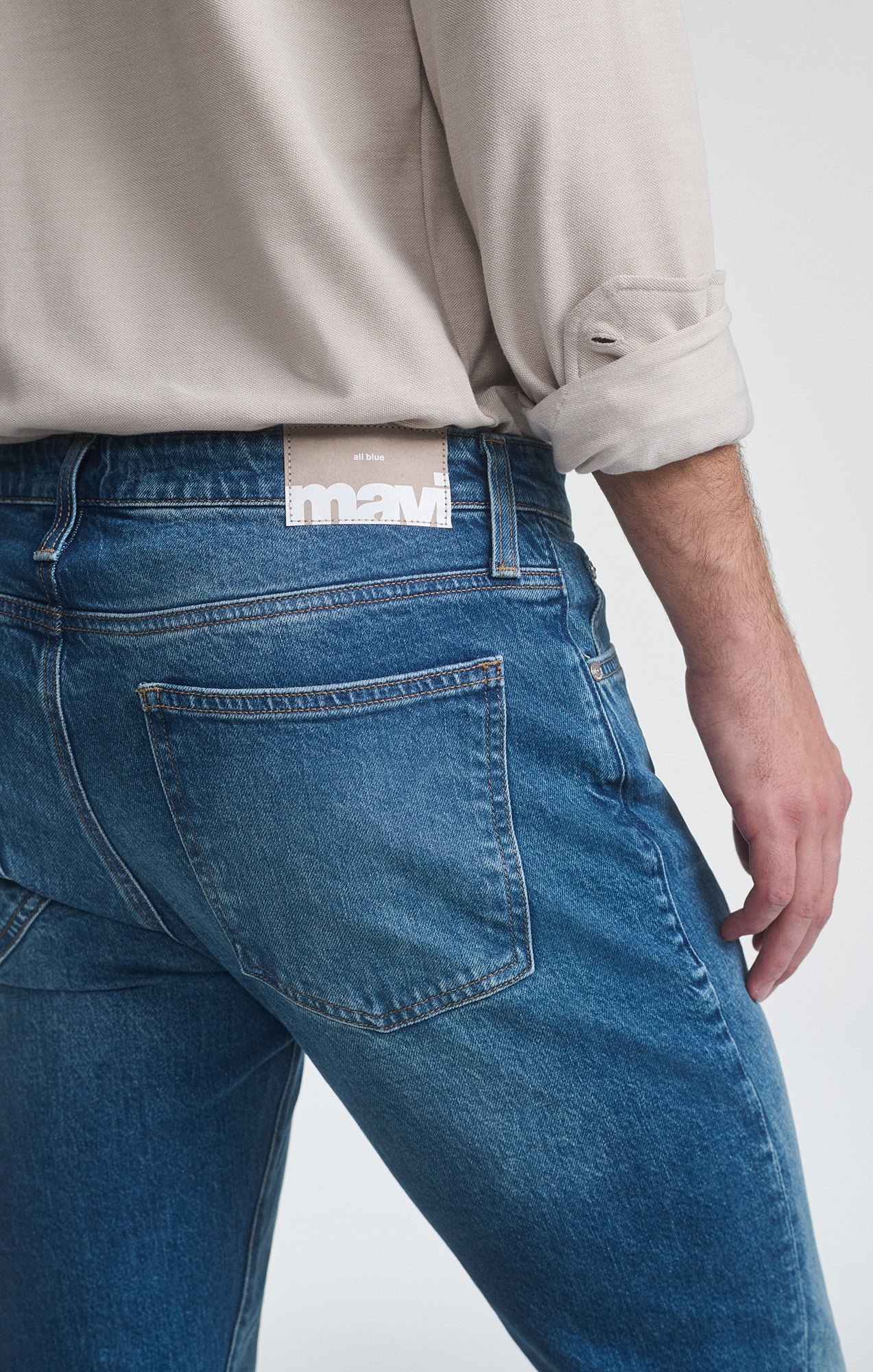 JAKE SLIM LEG IN INDIGO BRUSHED CLASSIC BLUE - Image 4