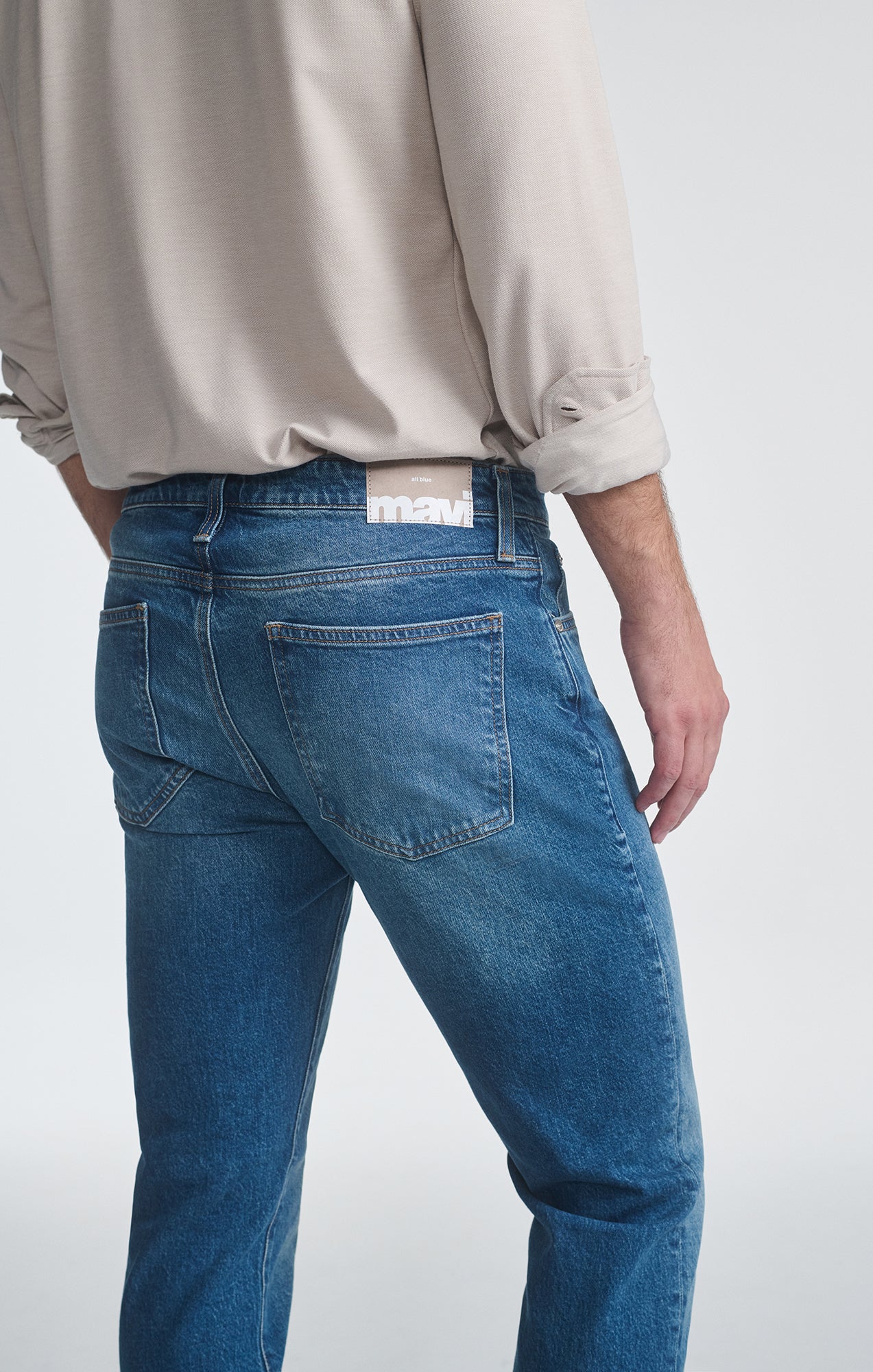 JAKE SLIM LEG IN INDIGO BRUSHED CLASSIC BLUE - Image 8